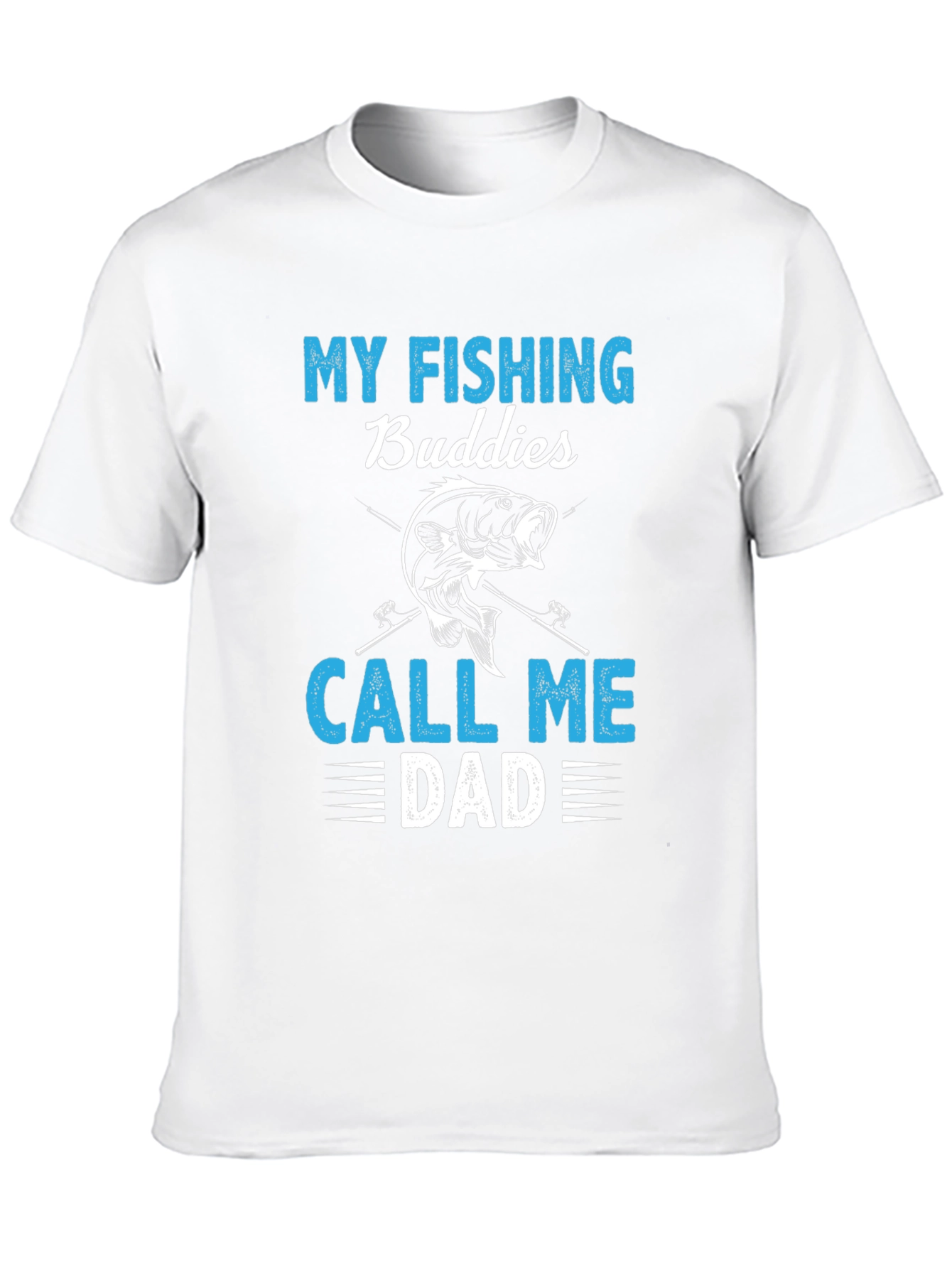 Black Fishing Buddies Dad T-Shirt view 10