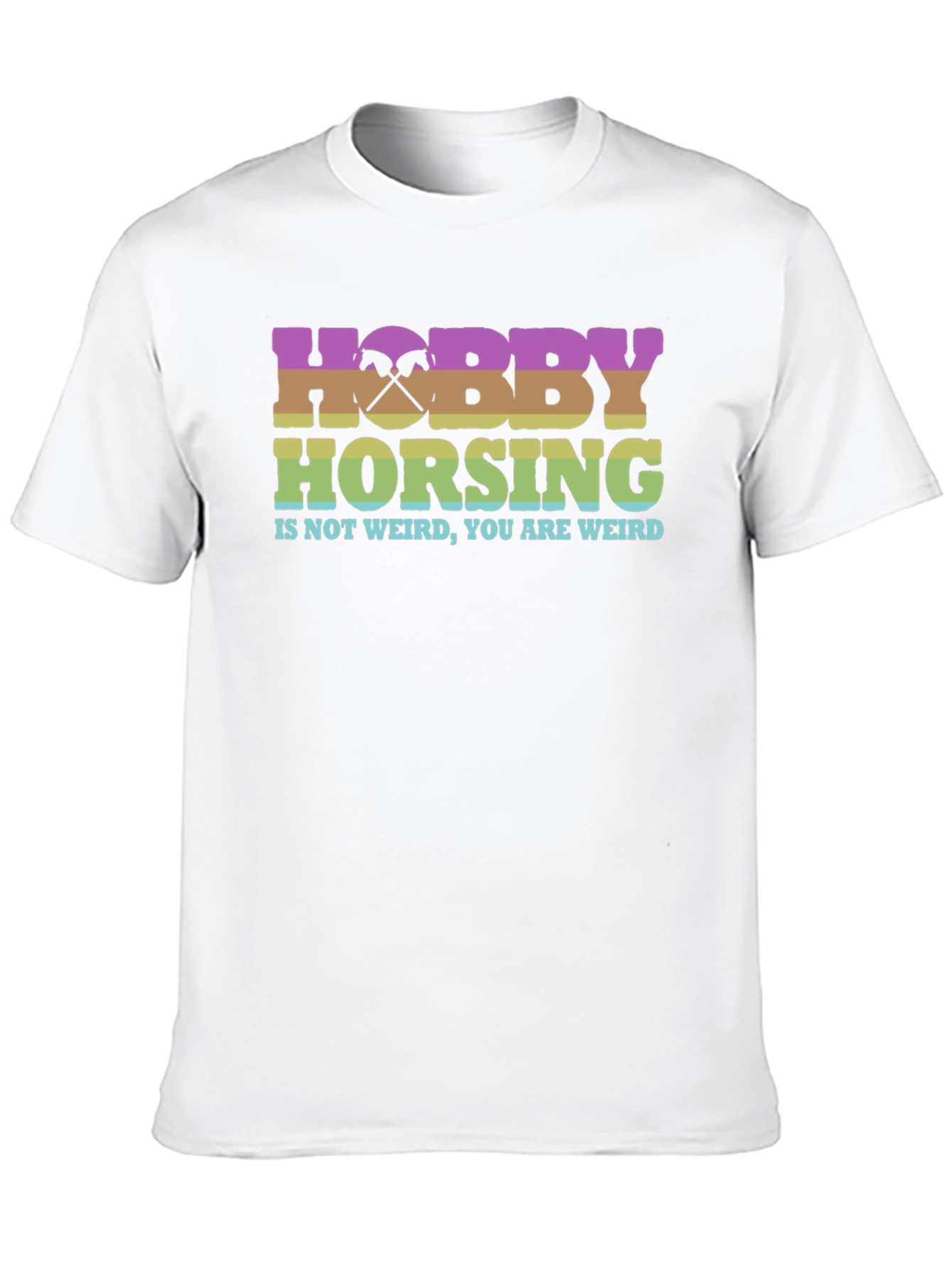 Black Hobby Horsing Weird T-Shirt view 10