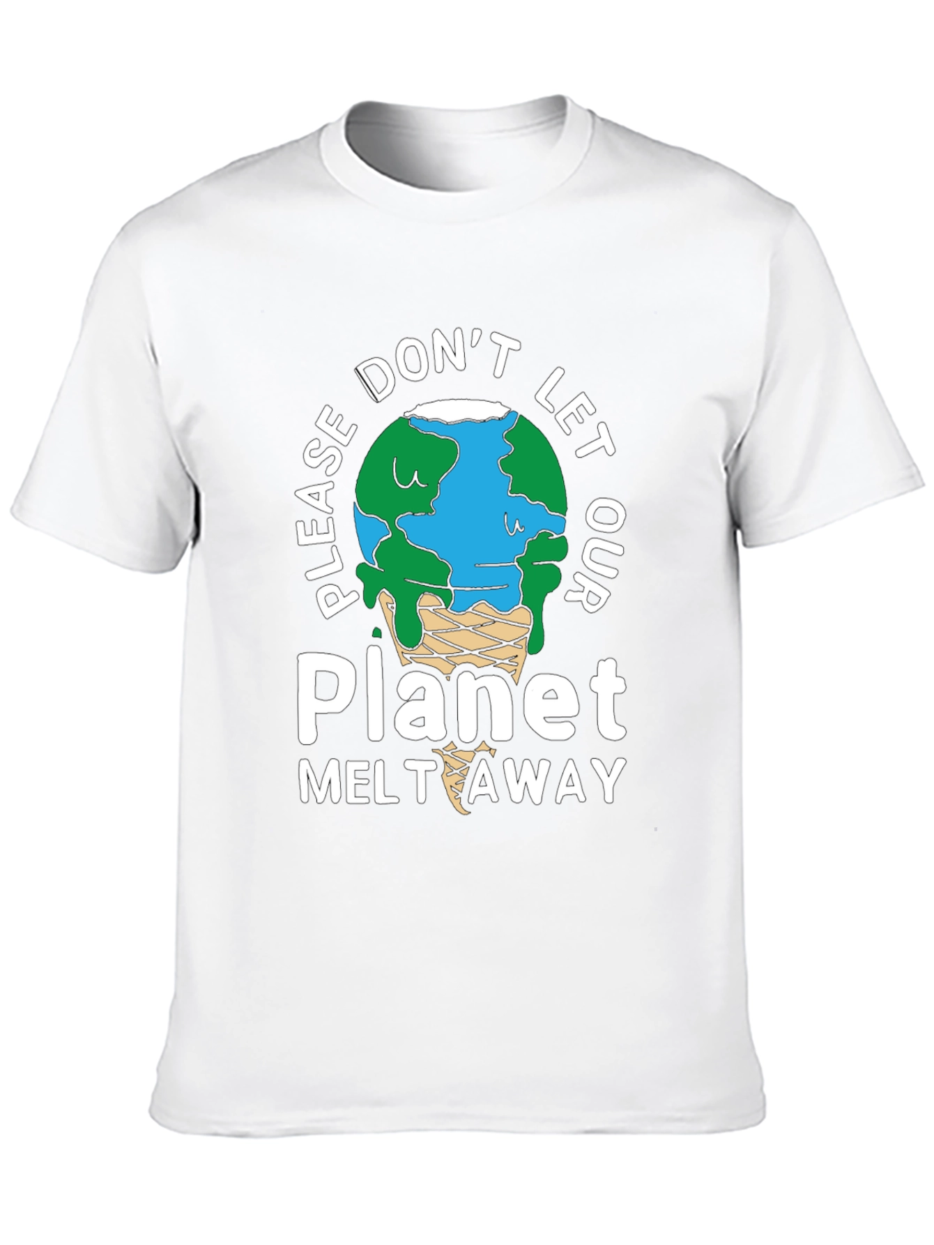 Black Planet Melt Away Graphic T-Shirt view 10