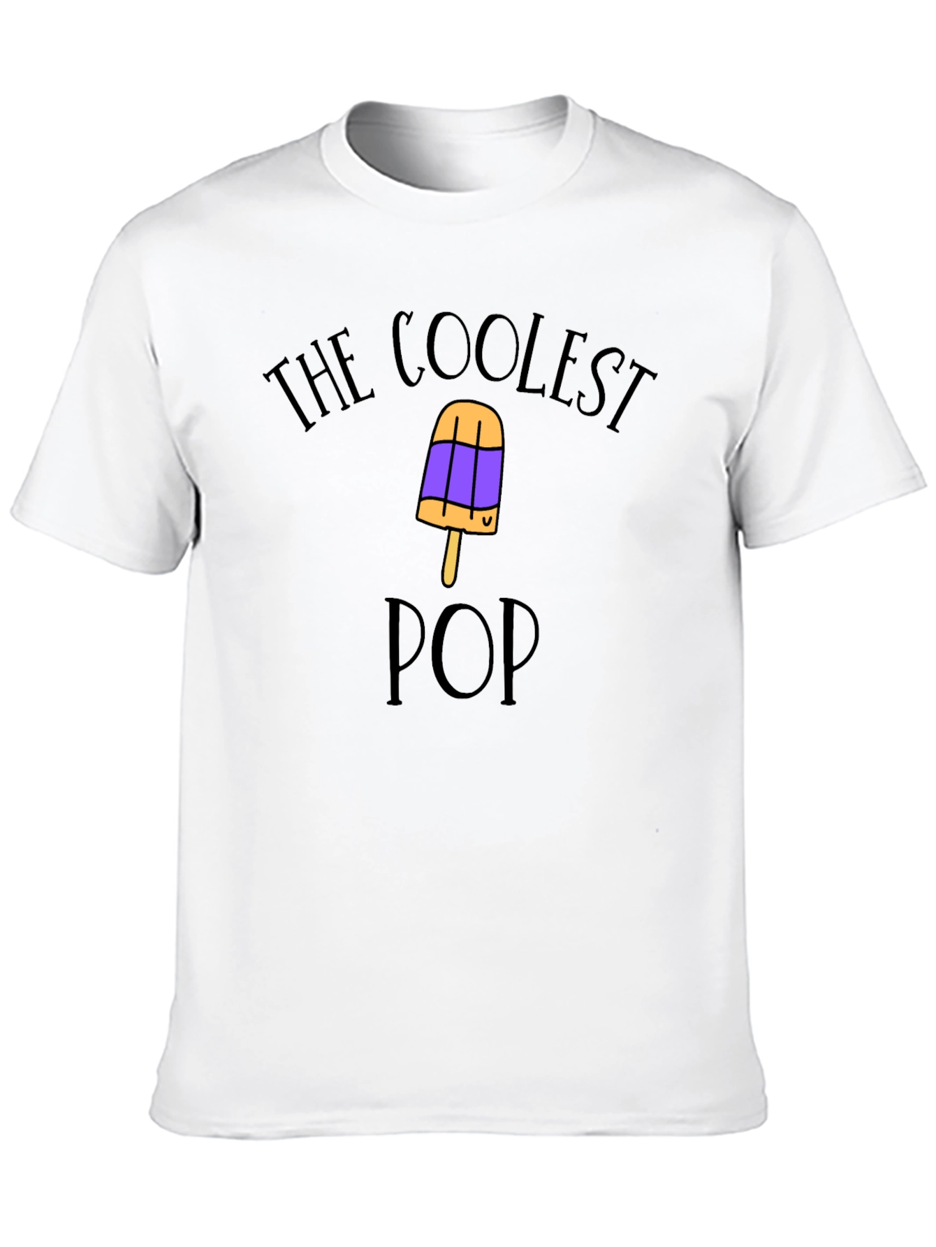 Black Coolest Pop Graphic Black Tee view 10