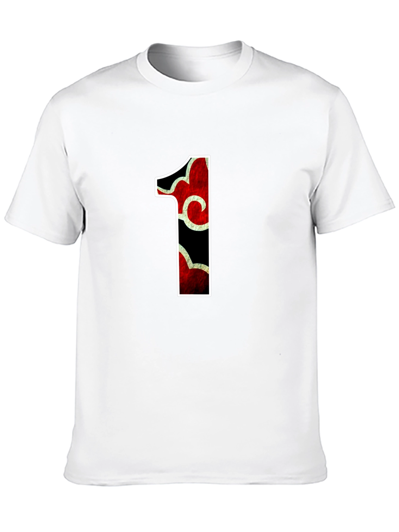 Number One Graphic Print T-Shirt - 10