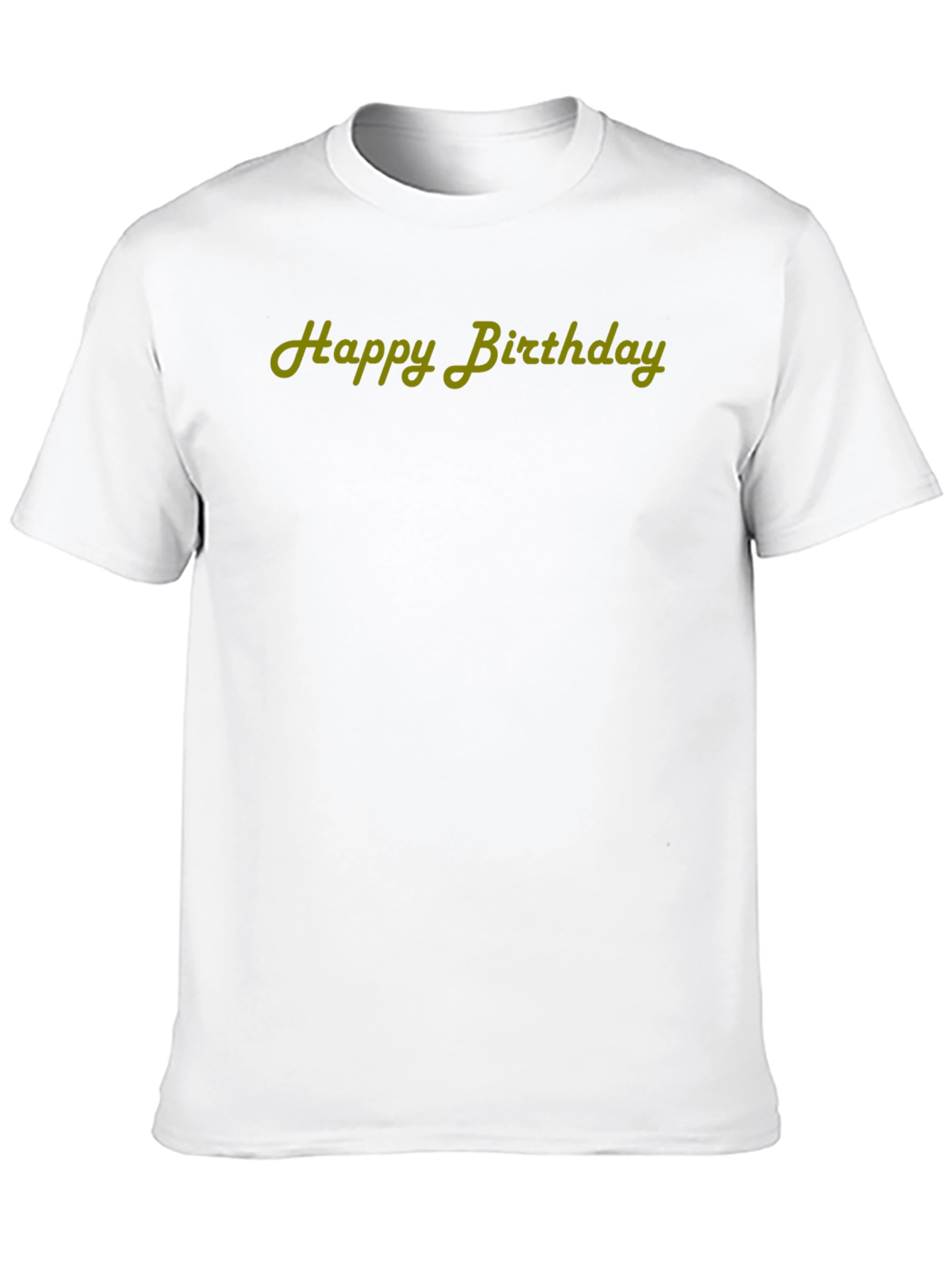 Black Happy Birthday Black T-Shirt - Unique Design view 10
