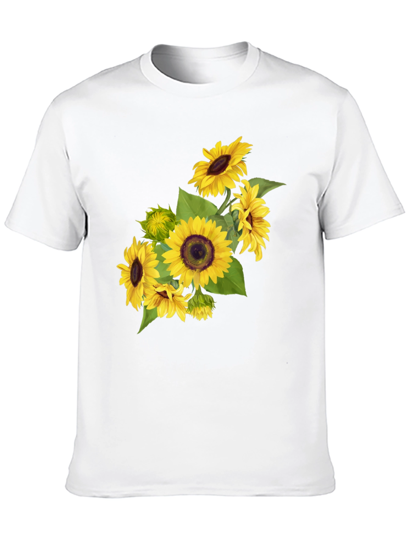 Black Sunflower Graphic Black T-Shirt view 10