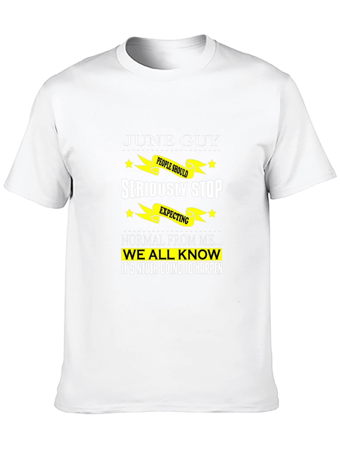 Black June Guy Funny Graphic T-Shirt view 10