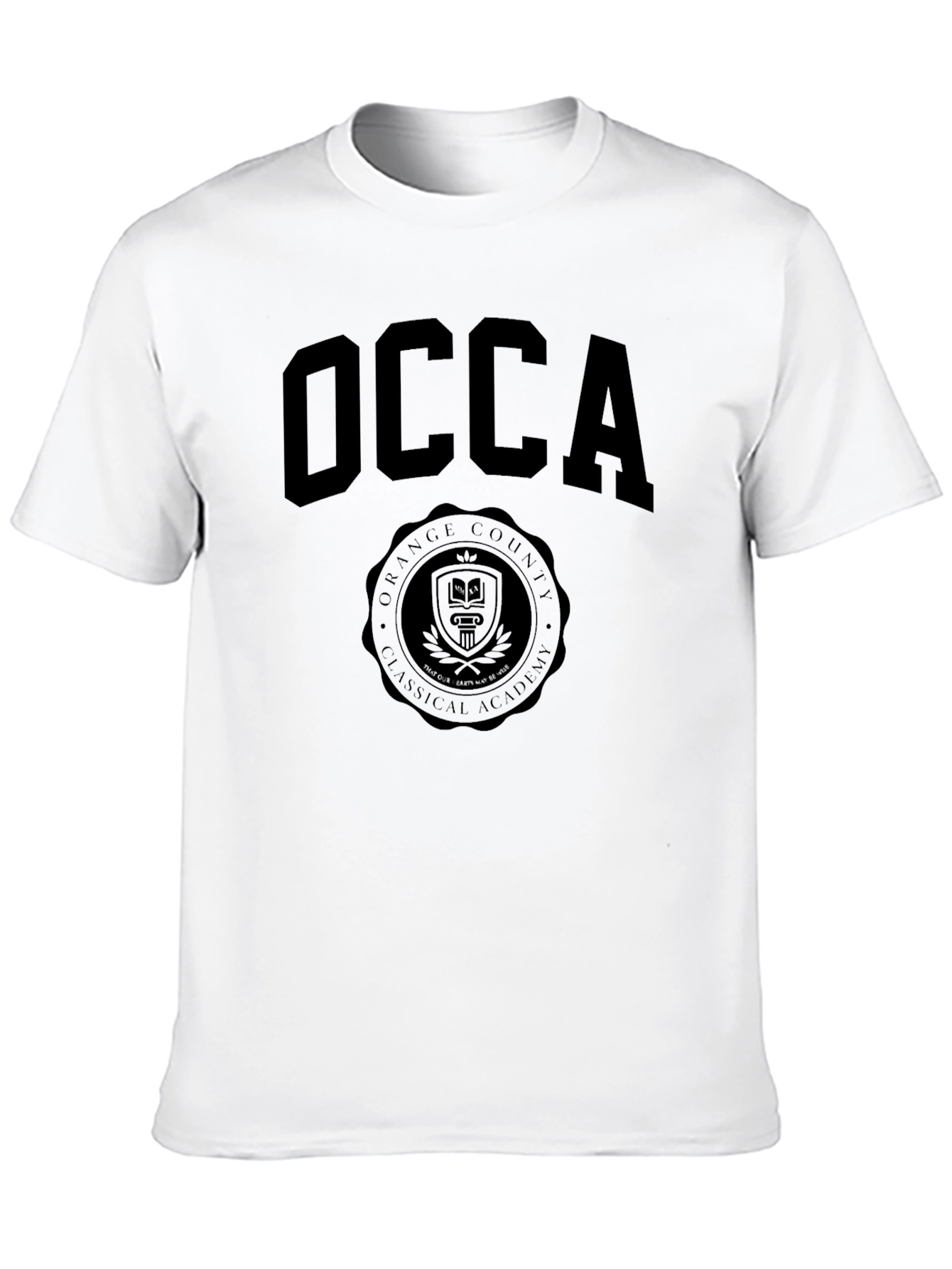 Black Orange County Classical Academy Black T-Shirt view 10
