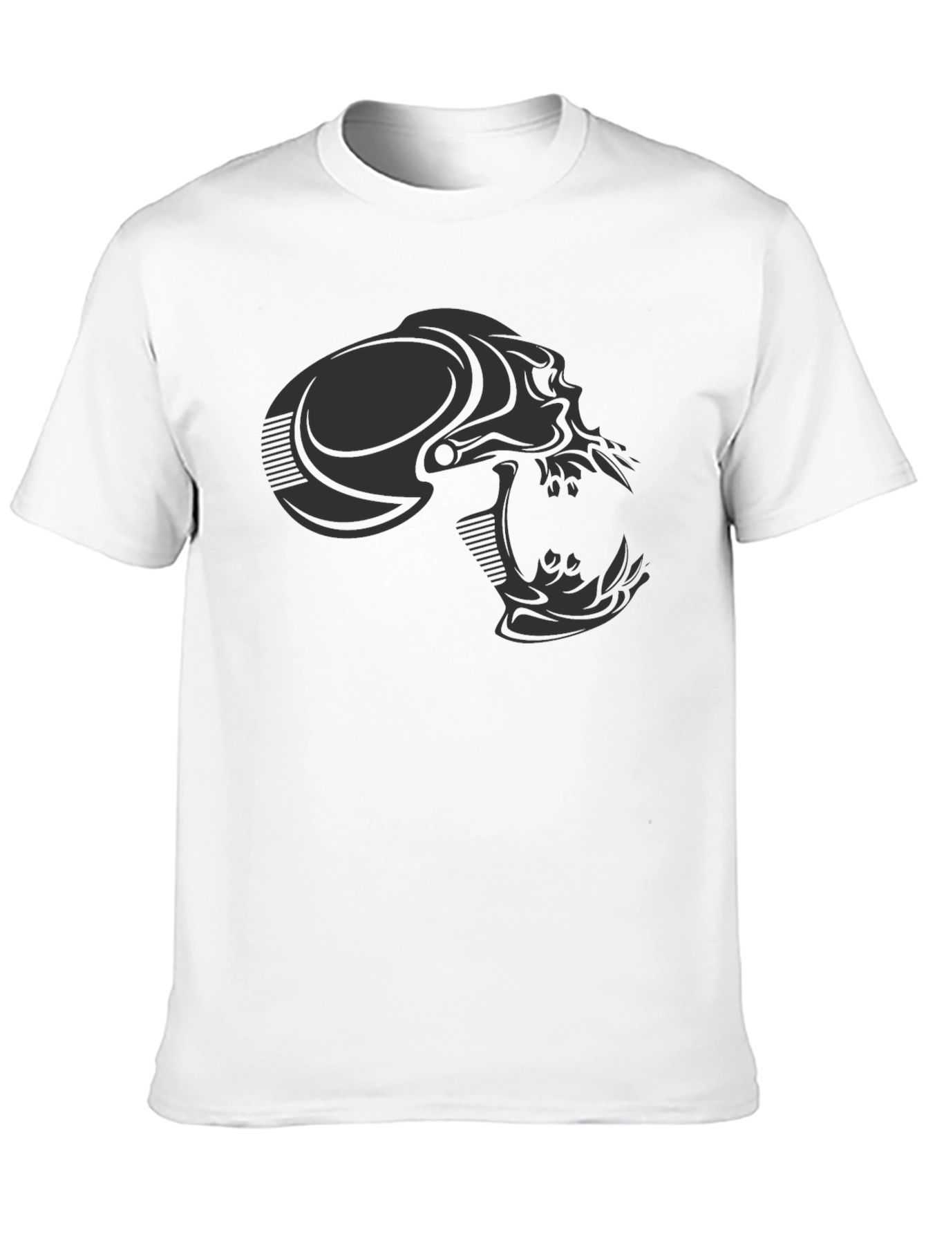 Black Skull Predator T-Shirt - Dark Graphic Tee view 10