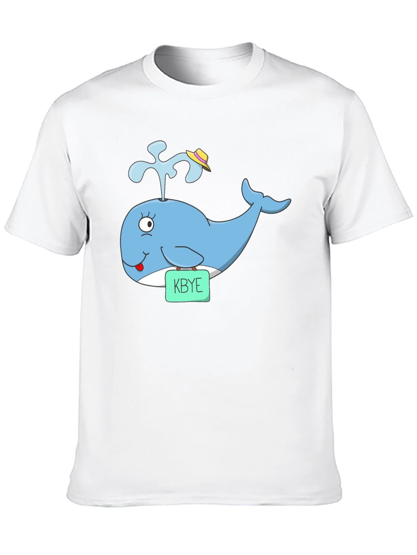 Black Whimsical Whale KBYE Graphic Tee view 10