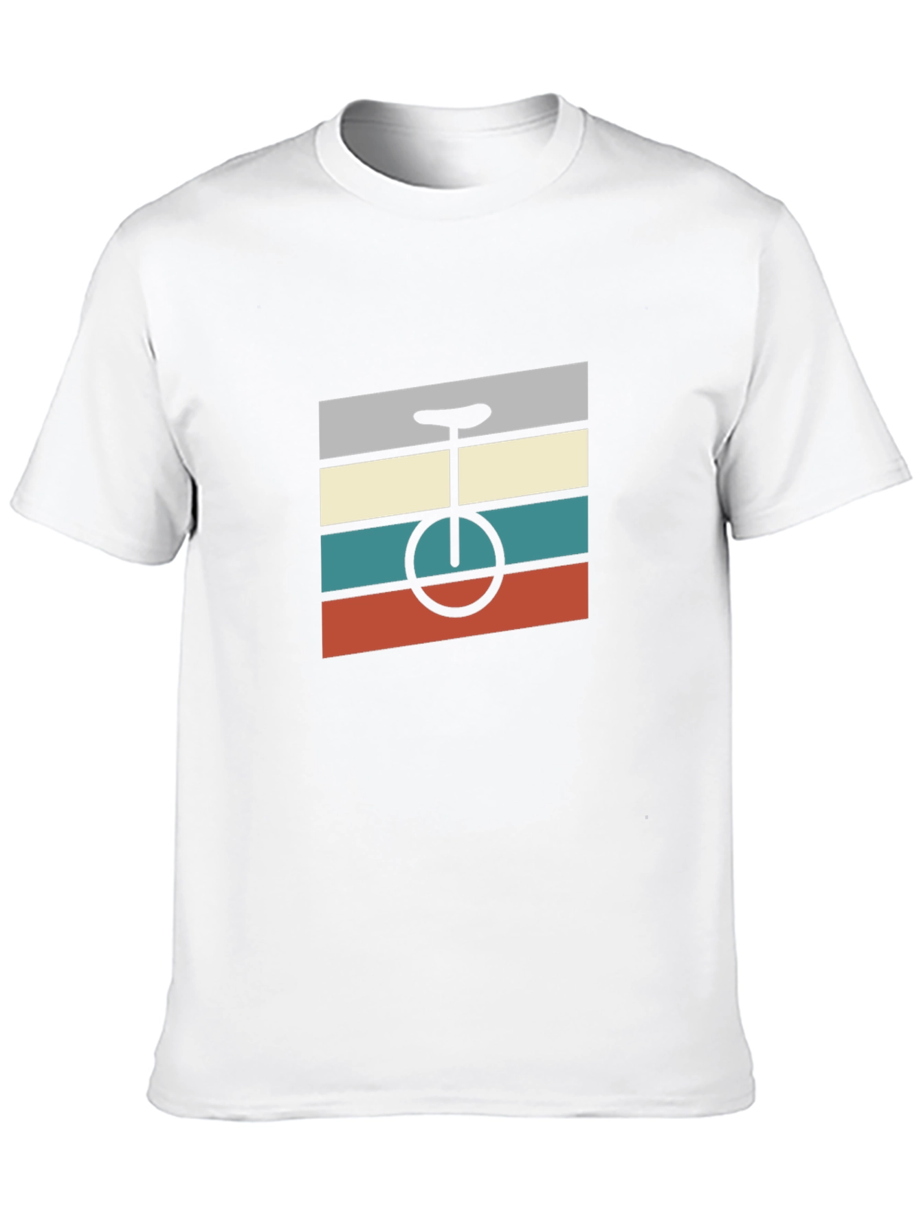 Black Retro Unicycle T-Shirt - Vintage Style Graphic Tee view 10