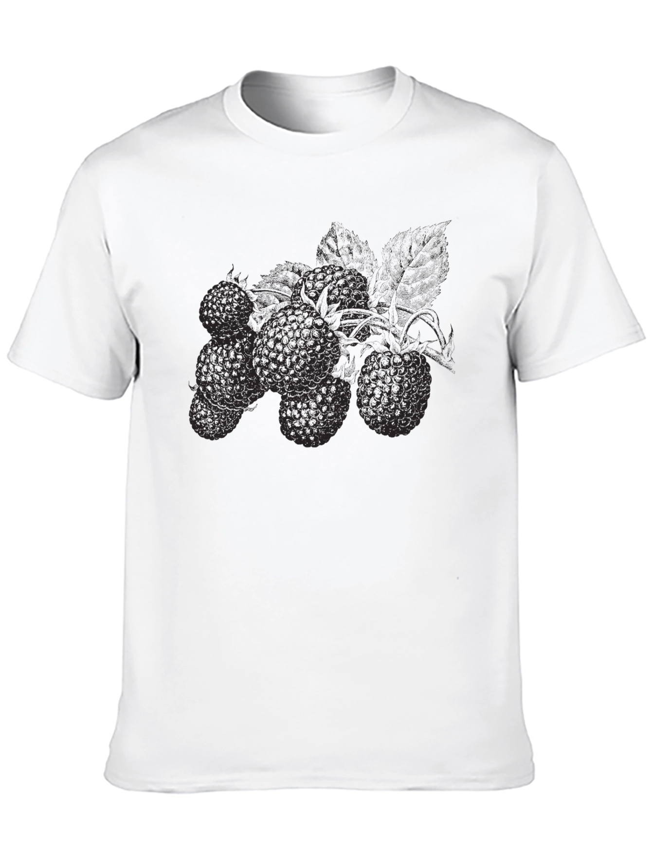 Black Berry Graphic Black T-Shirt view 10