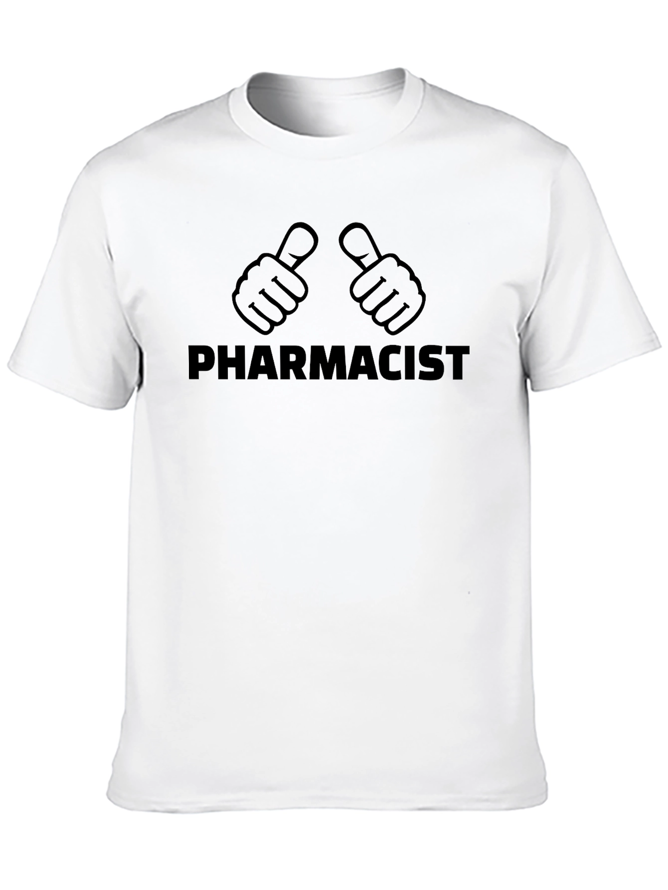 Black Pharmacist Thumbs Up Graphic T-Shirt view 10