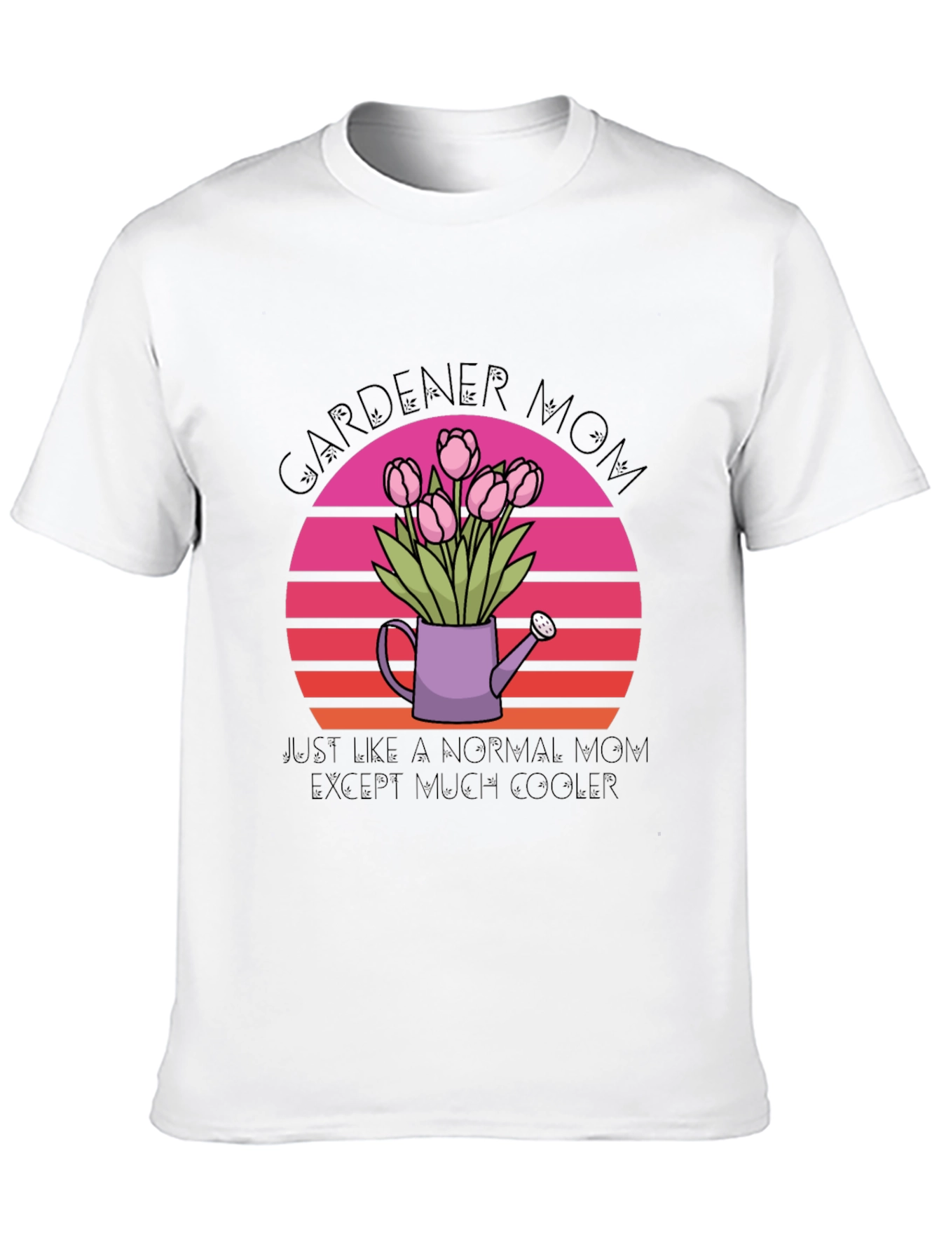 Black Gardener Mom T-Shirt - Unique Gift for Plant Loving Moms view 10