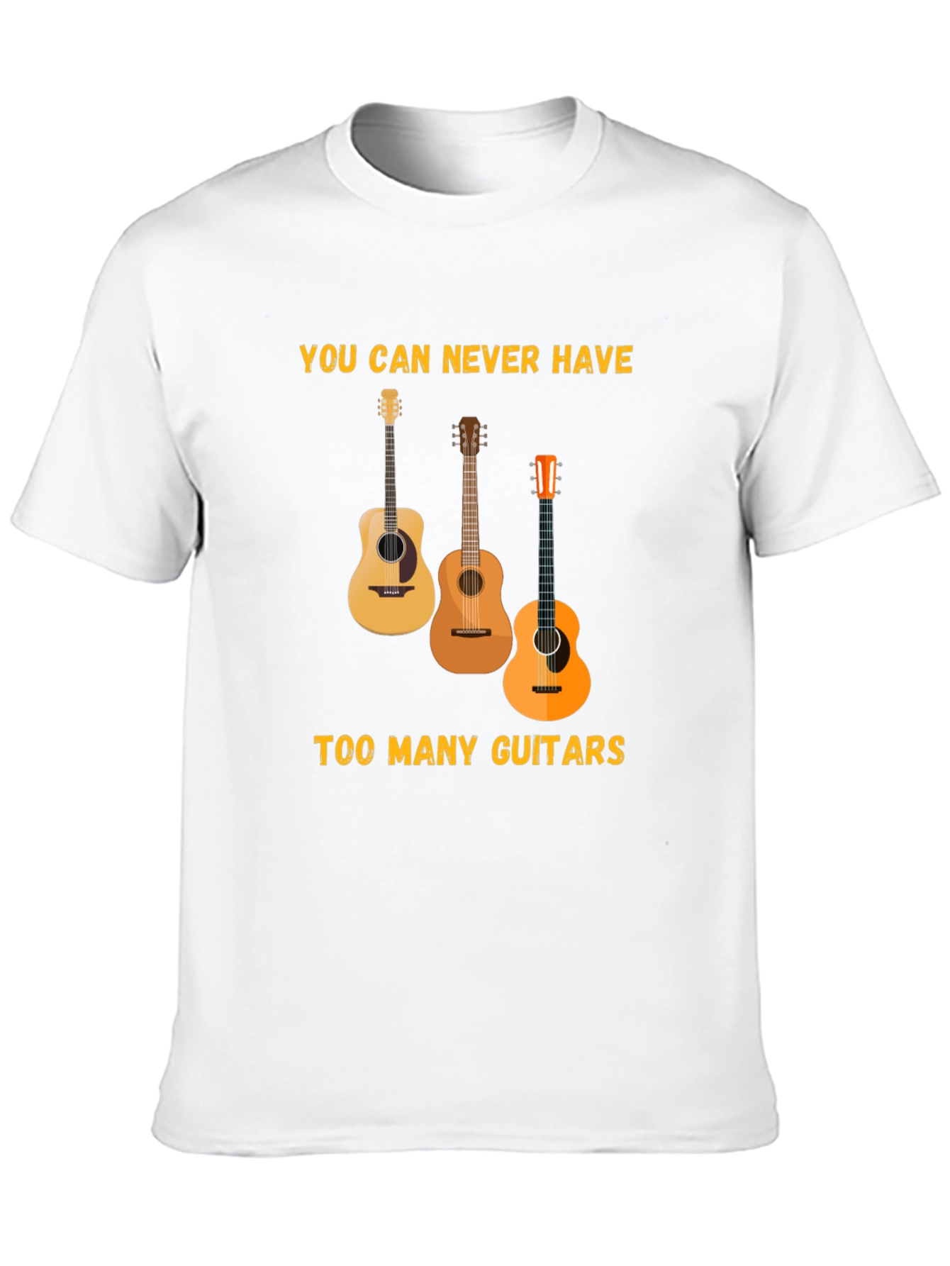 Black Guitar Lover T-Shirt: You Can Never Have Too Many view 10