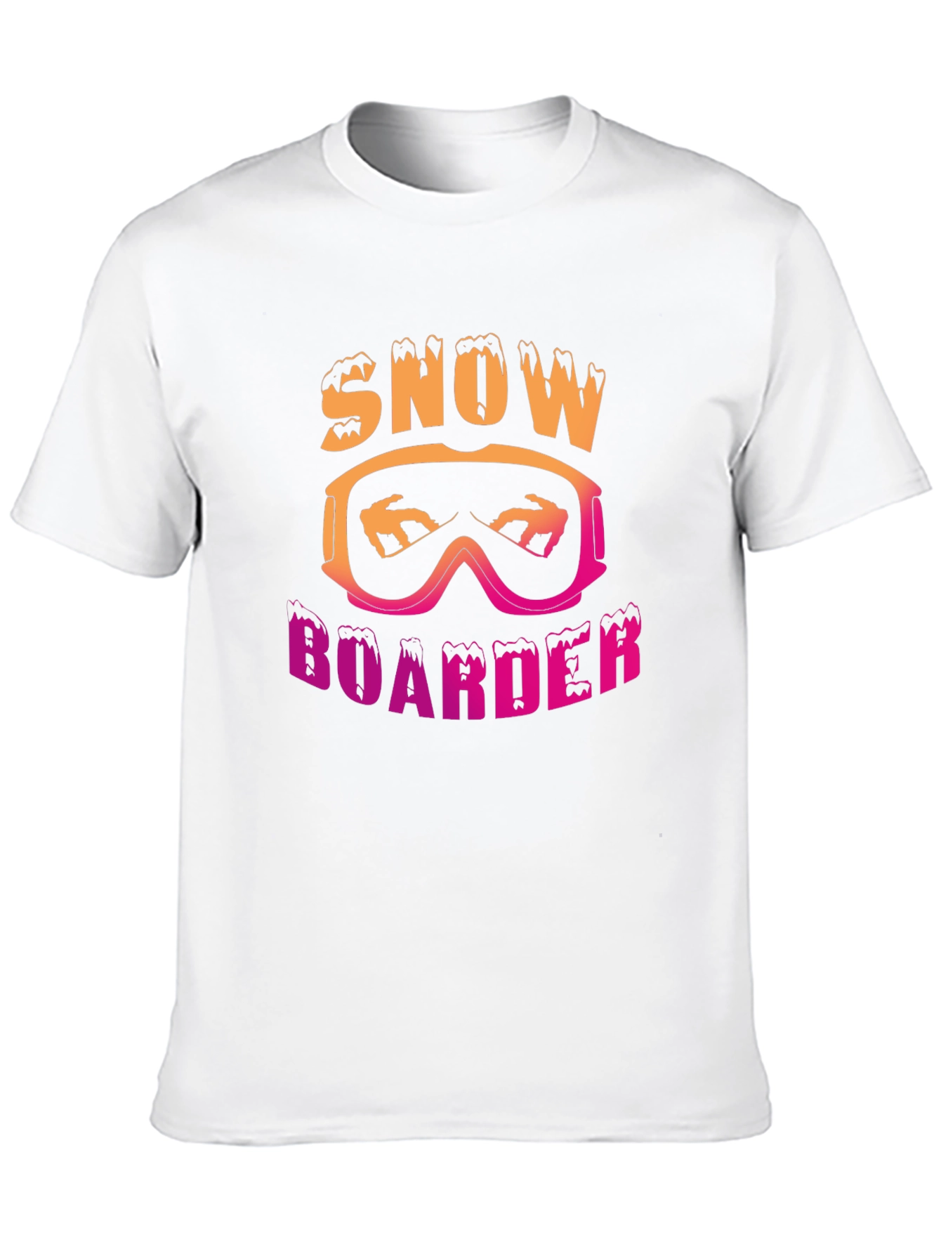 Black Snowboarder Graphic Tee - Black view 10