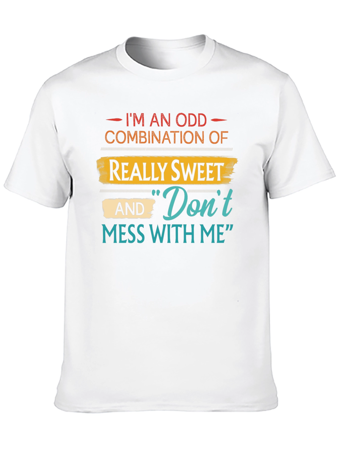 Black Odd Combination T-Shirt: Sweet & Sassy Graphic Tee view 10