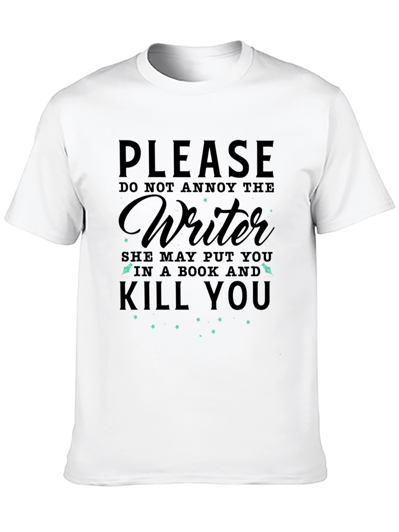 Black Writer Funny Novelist T-Shirt view 10