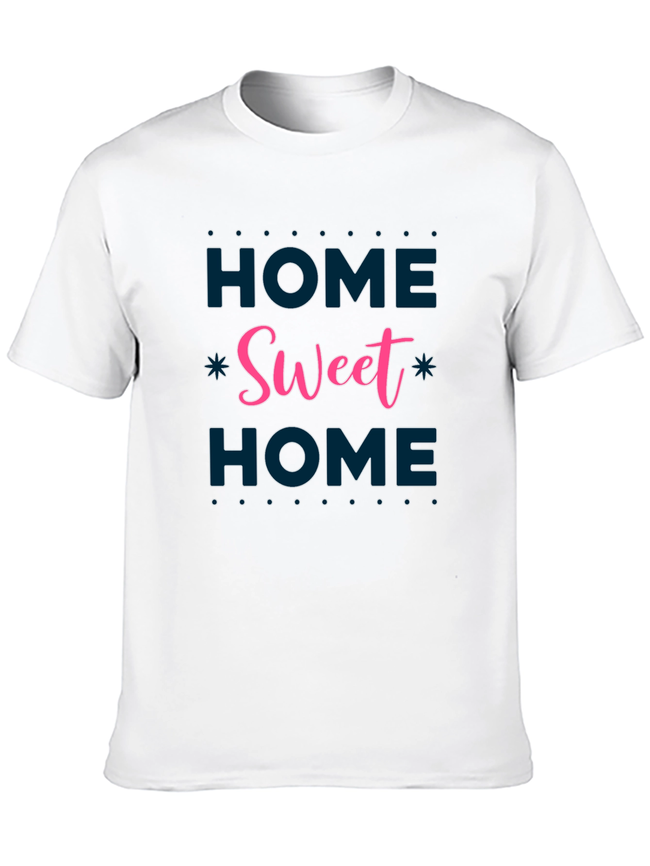 Black Home Sweet Home Graphic T-Shirt - Soft Cotton Blend view 10