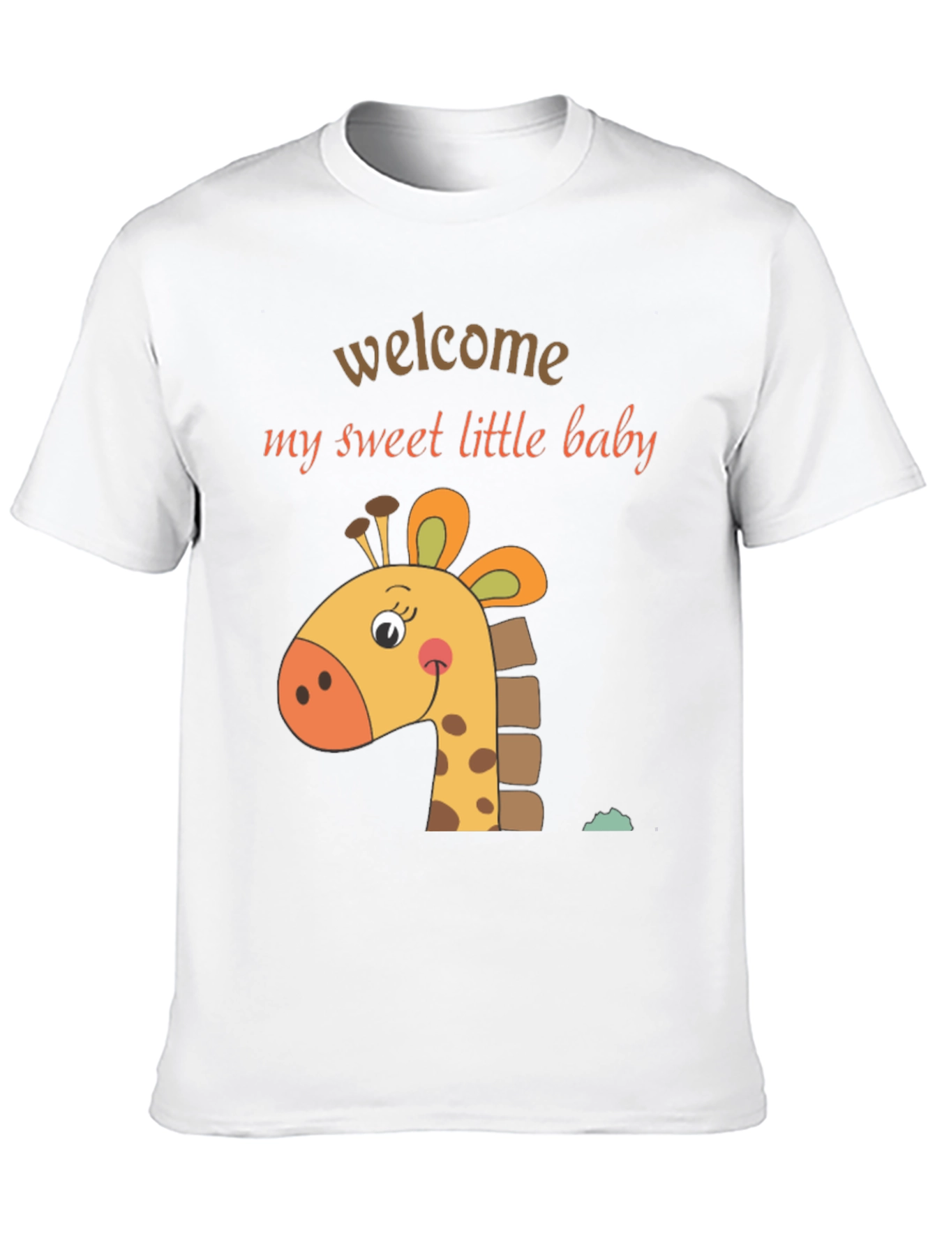 Black Welcome Baby Giraffe Tee view 10
