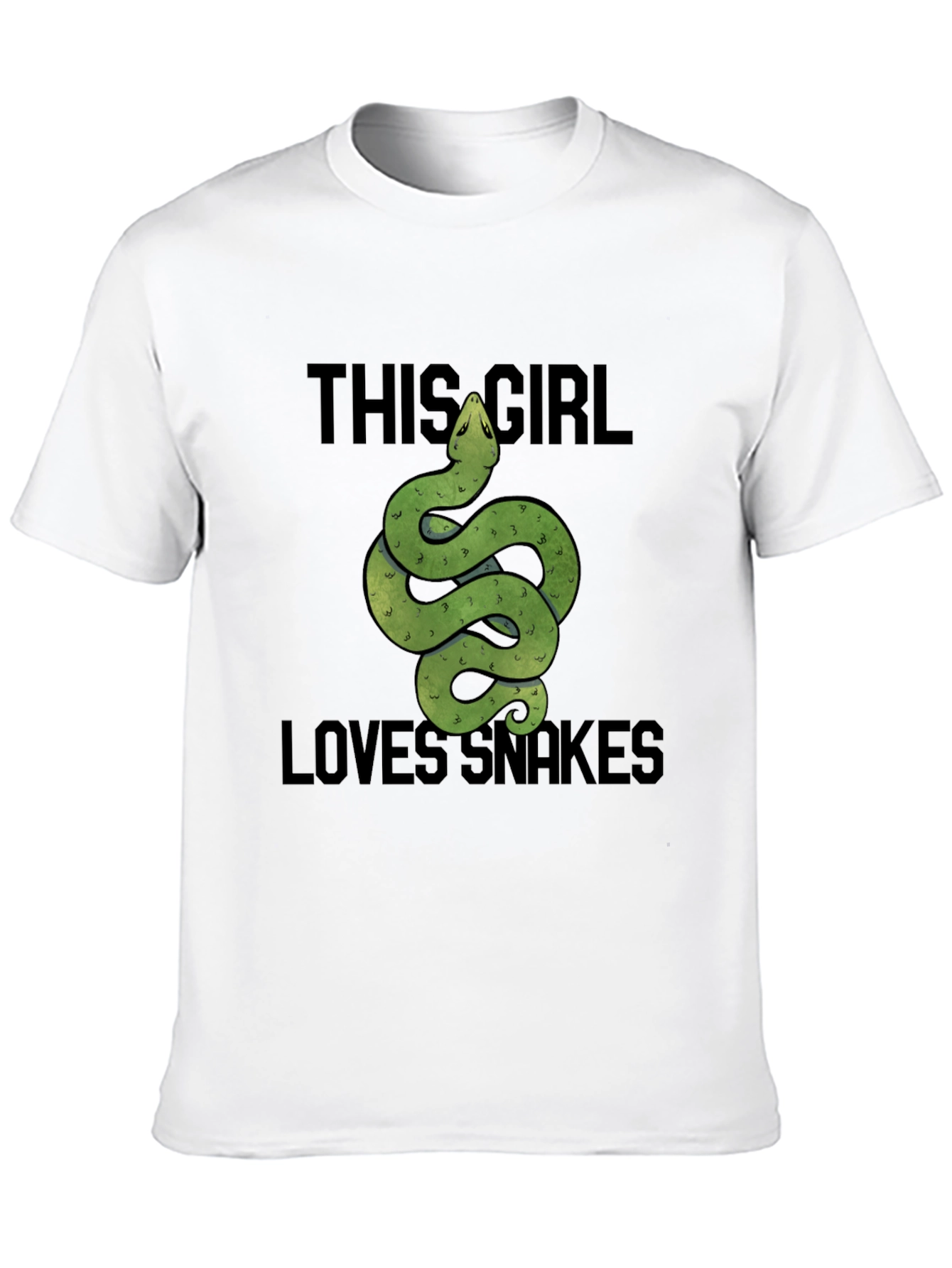 This Girl Loves Snakes T-Shirt - Reptile Lover Tee - 10