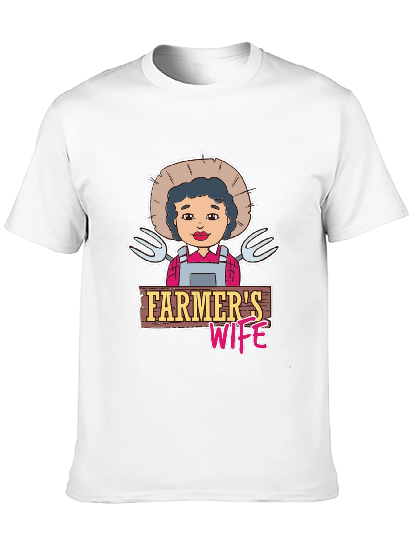 Black Farmer's Wife Graphic Tee view 10