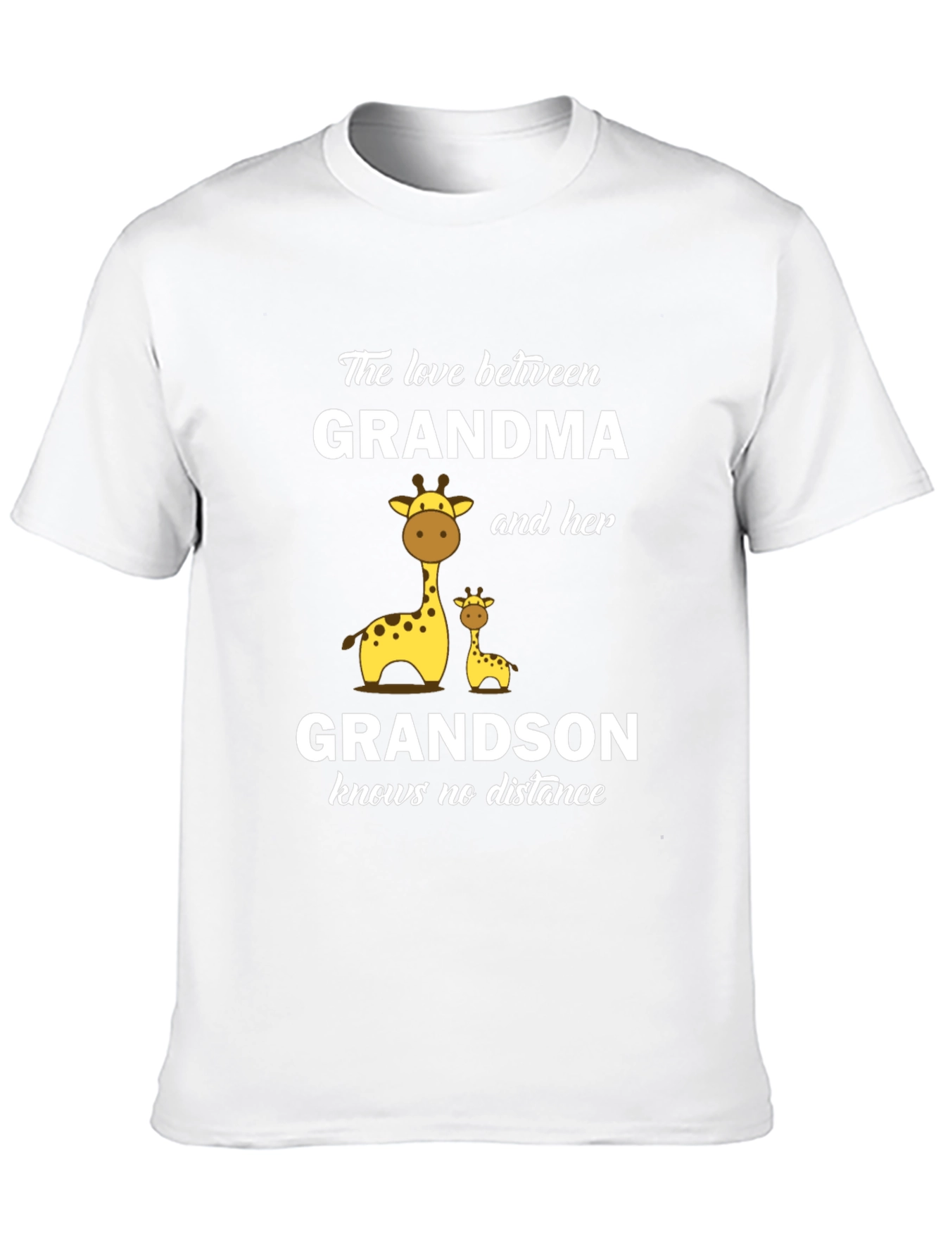 Black Grandma and Grandson Giraffe T-Shirt view 10