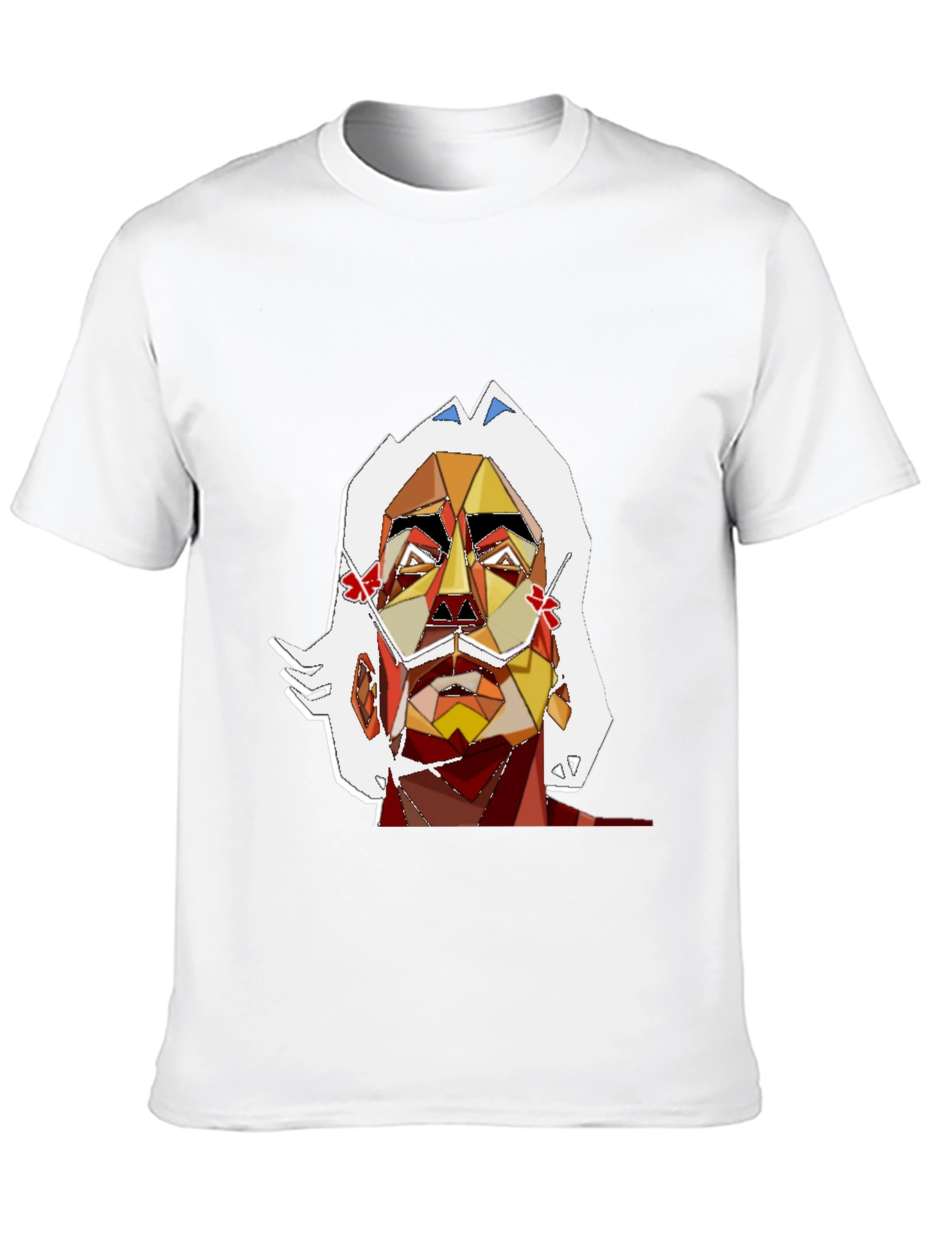 Black Geometric Salvador Dali Graphic T-Shirt - Unique Art Tee view 10