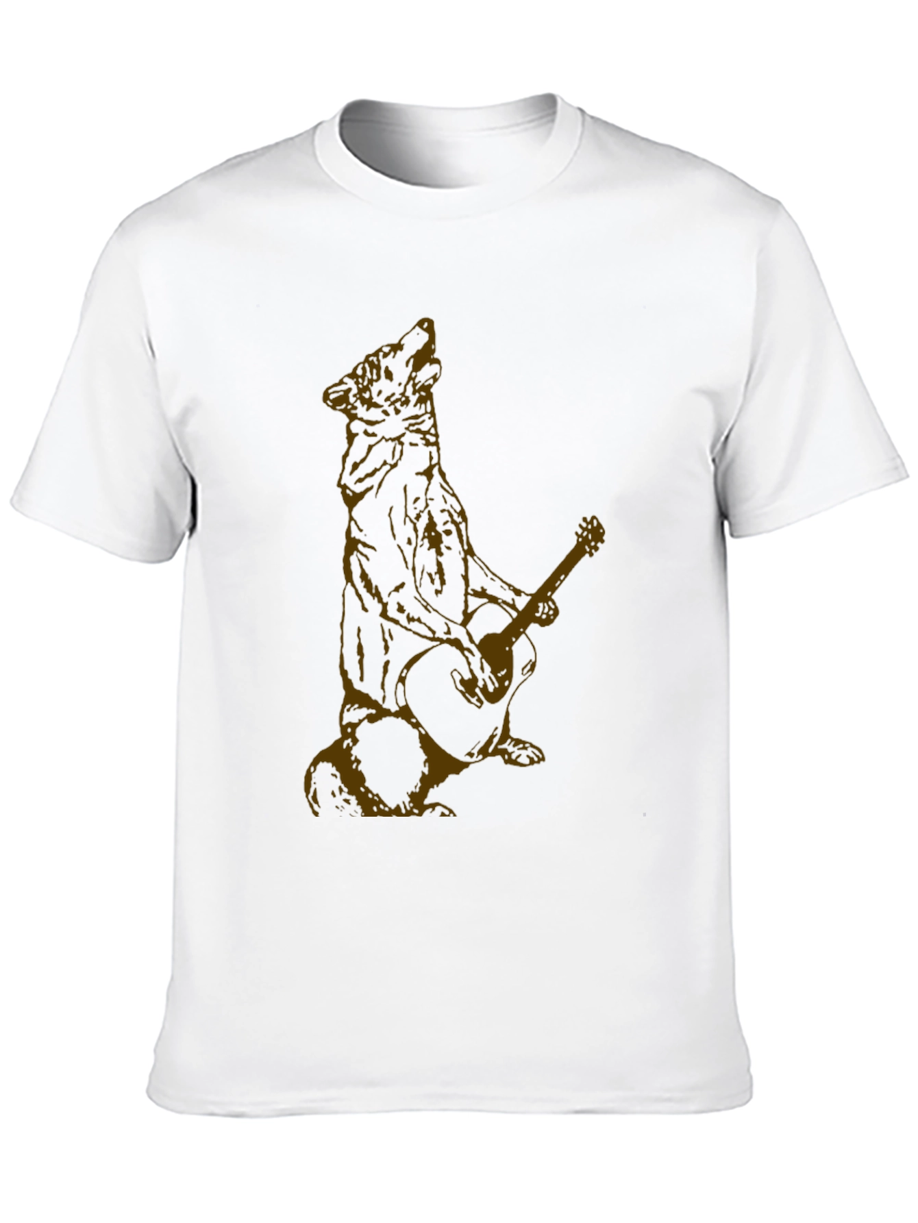 Black Wolf Guitarist Graphic Tee view 10