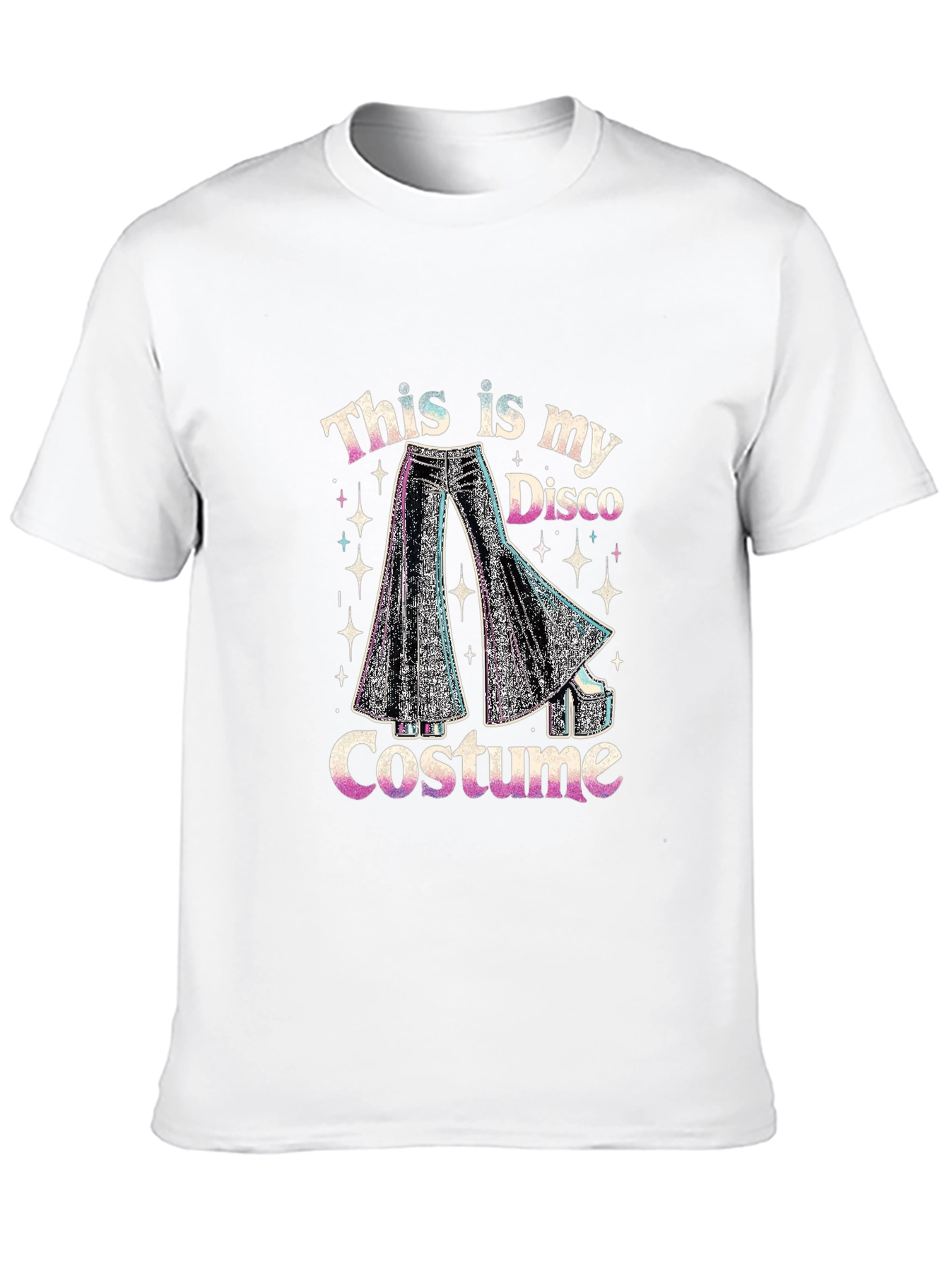 Black Disco Costume T-Shirt view 10