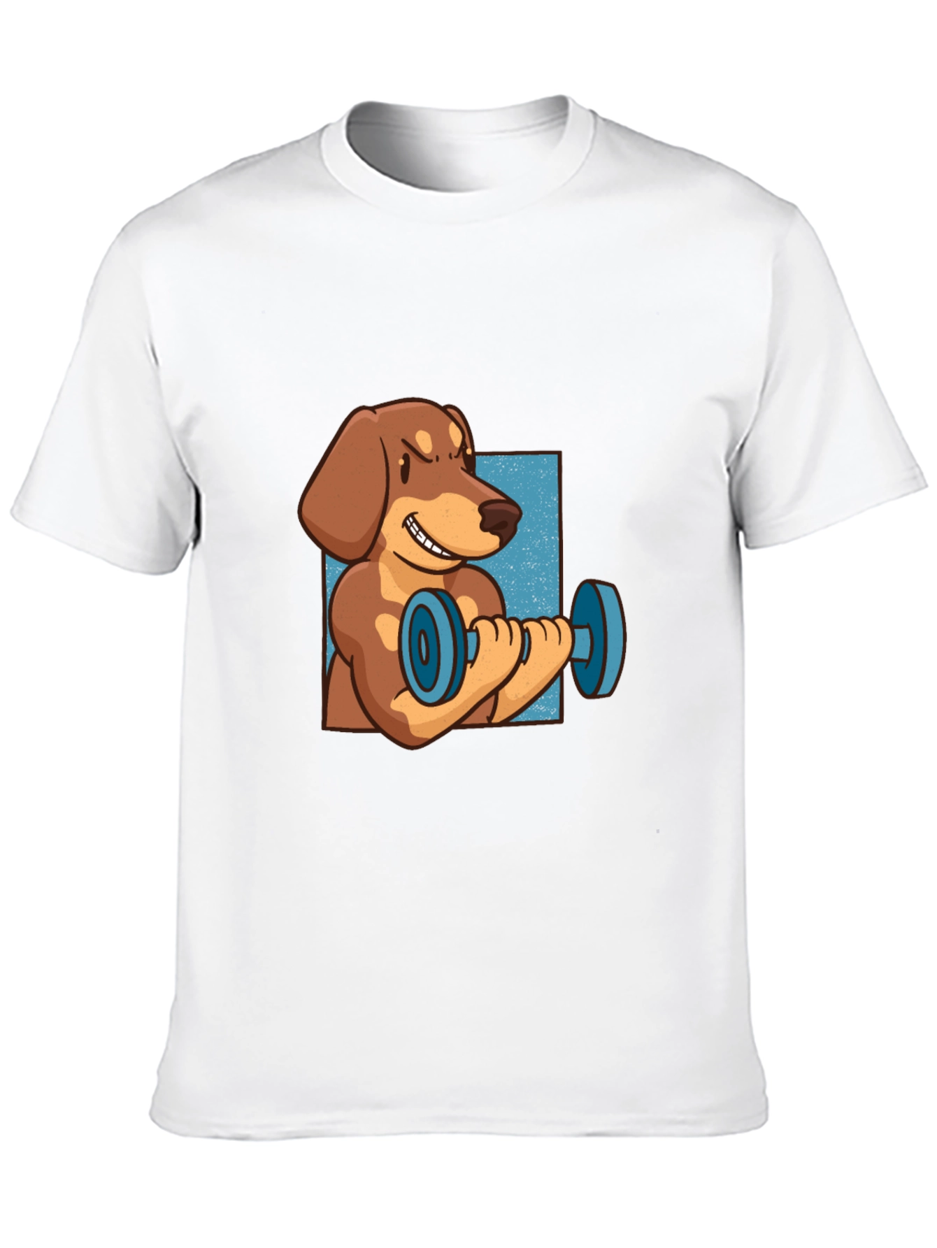 Black Dachshund Weights Black T-Shirt view 10