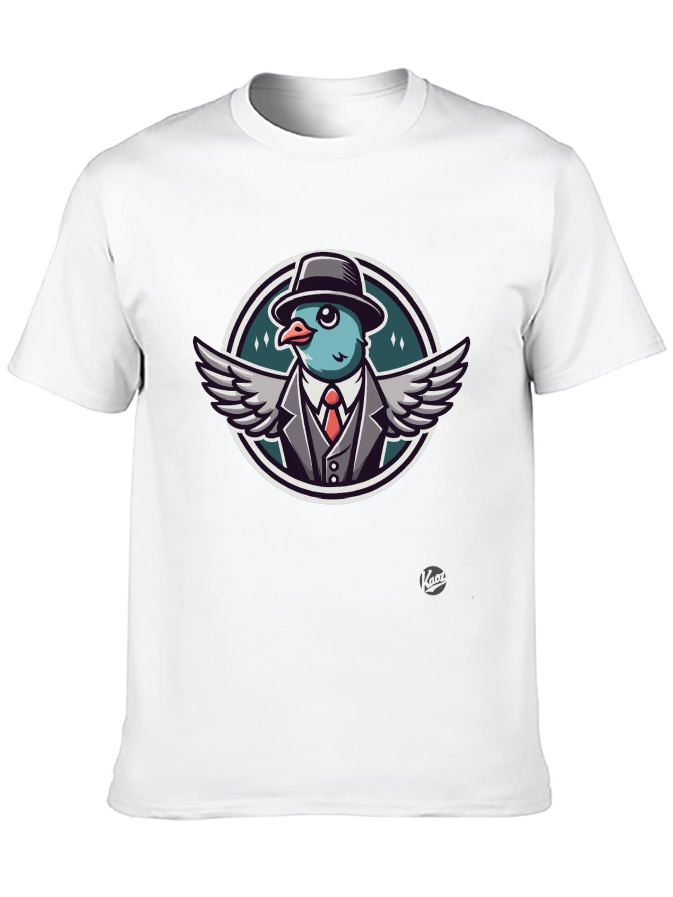 Black Pigeon Gangster T-Shirt view 10