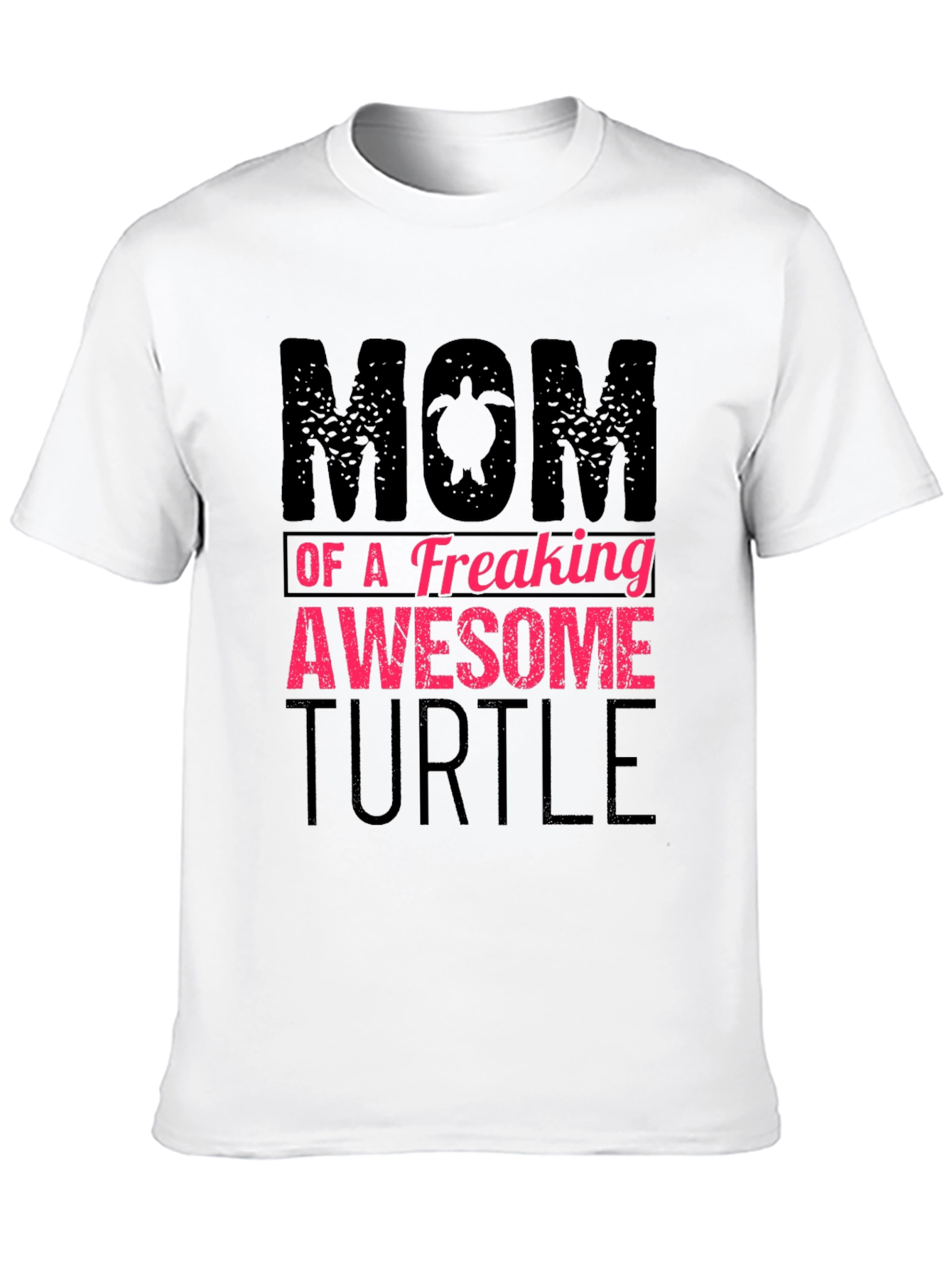 Black Mom of a Freaking Awesome Turtle T-Shirt view 10