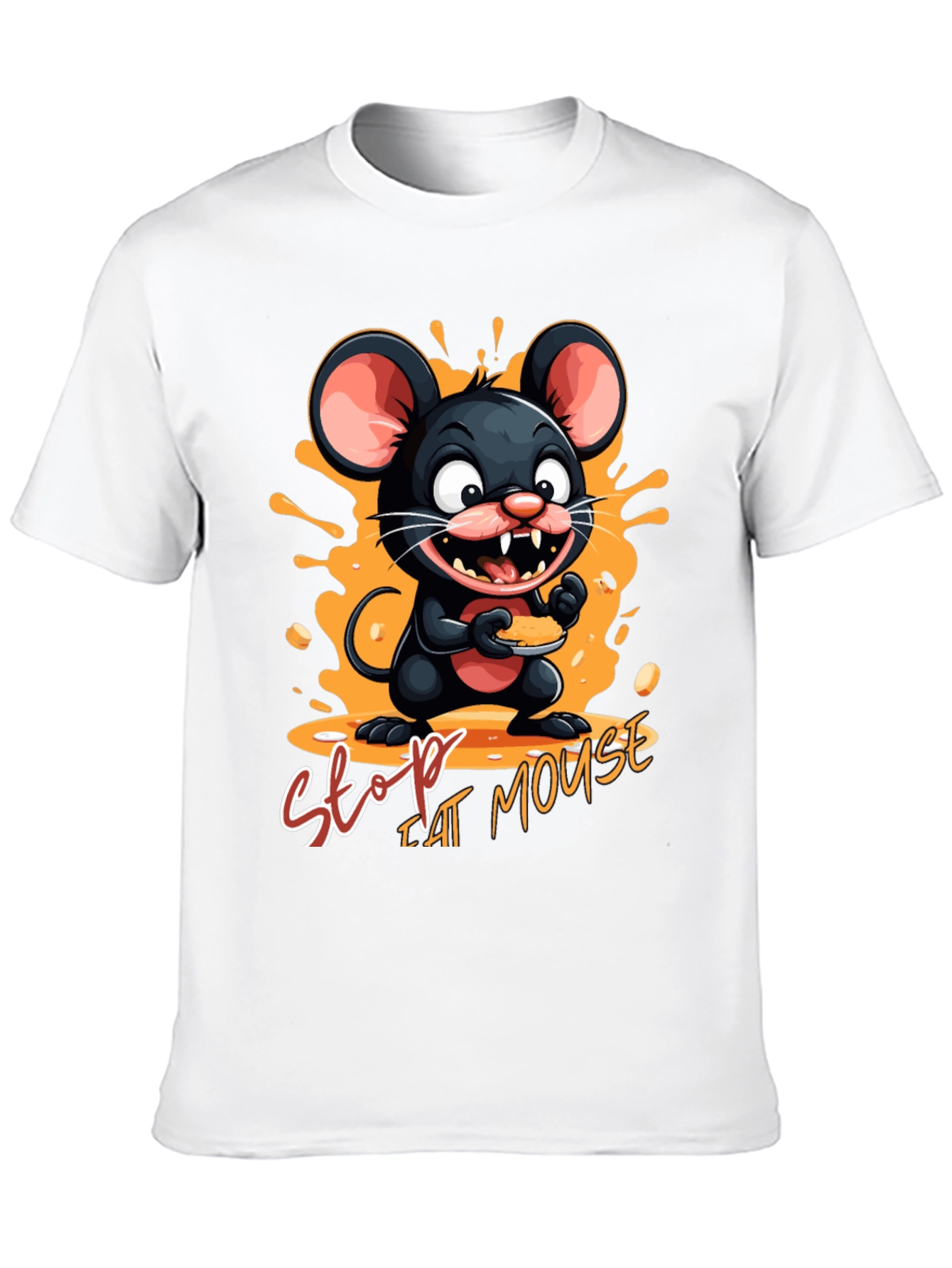 Black Stop That Mouse T-Shirt view 10