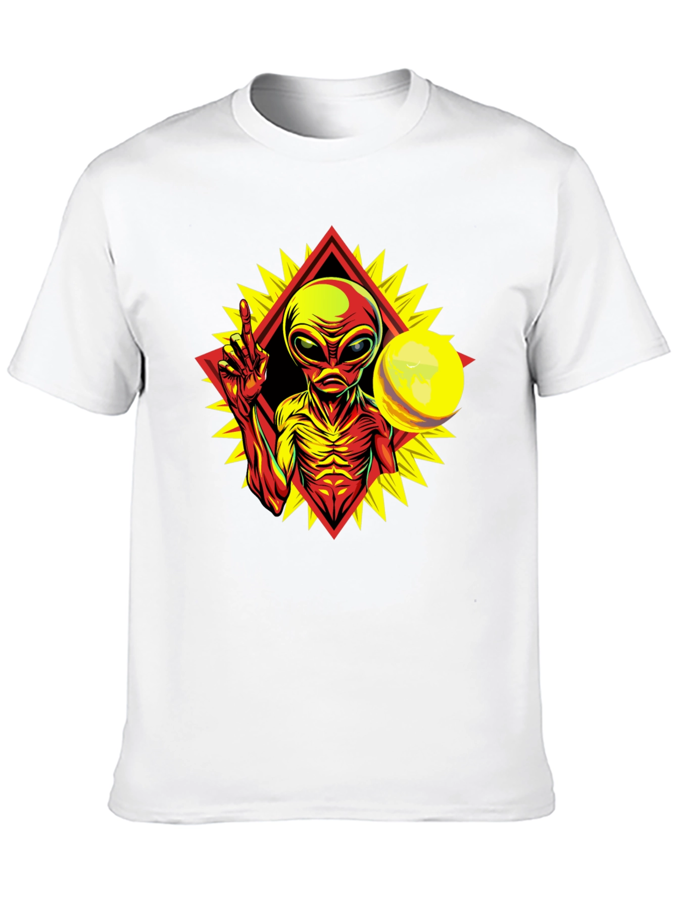 Black Alien Graphic Tee - Peace Among Worlds! view 10