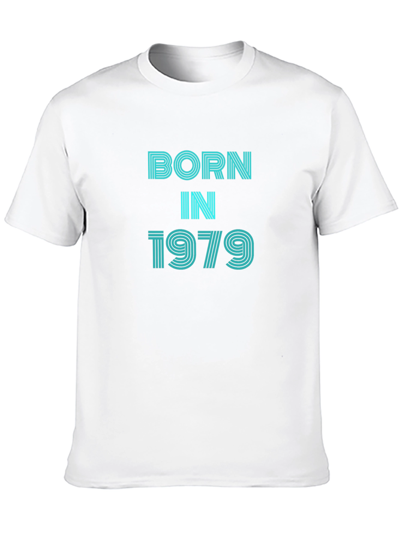 Black Born in 1979 Graphic Tee - Retro Birthday T-Shirt view 10