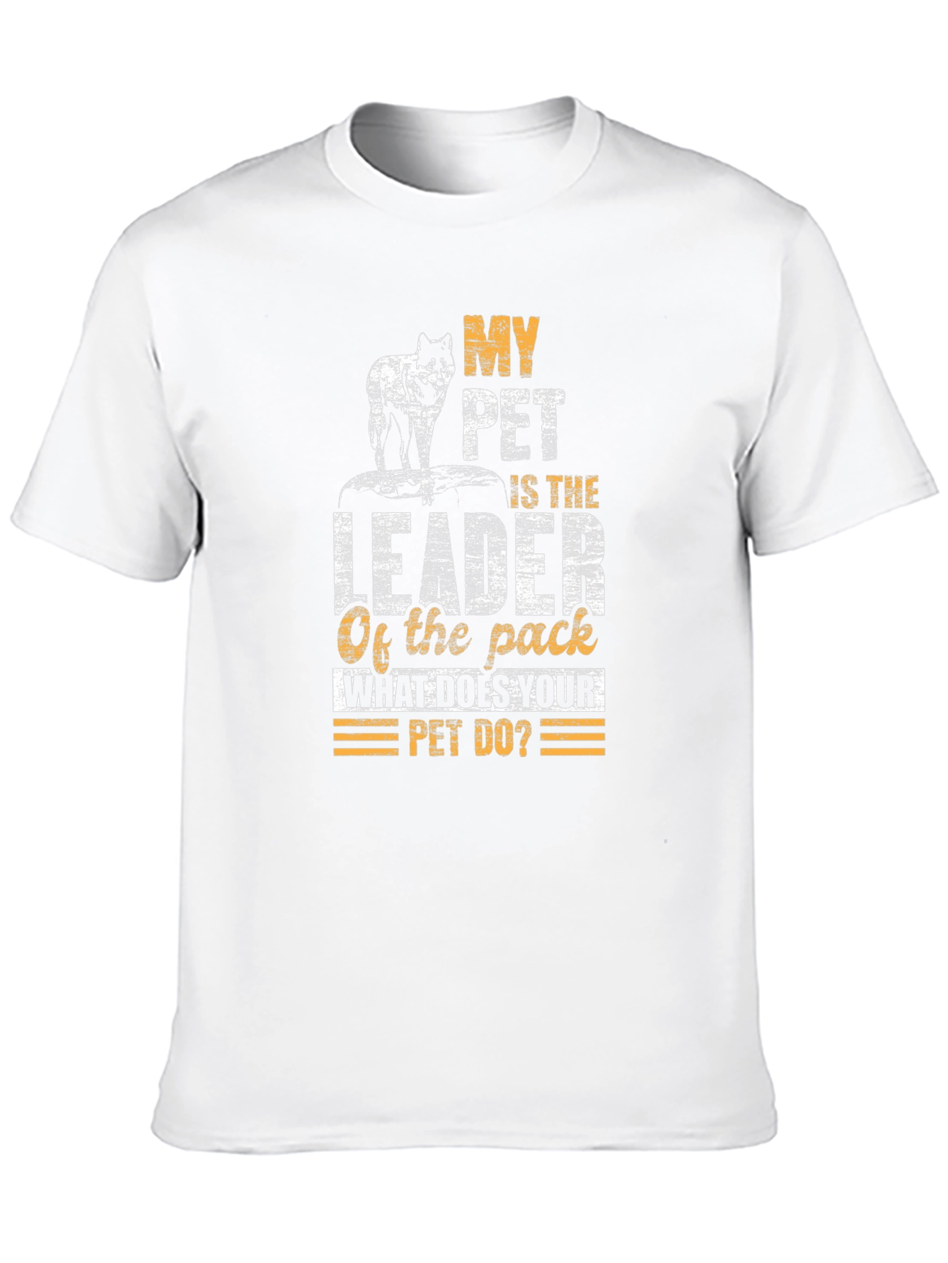 Black Leader of the Pack Pet T-Shirt view 10