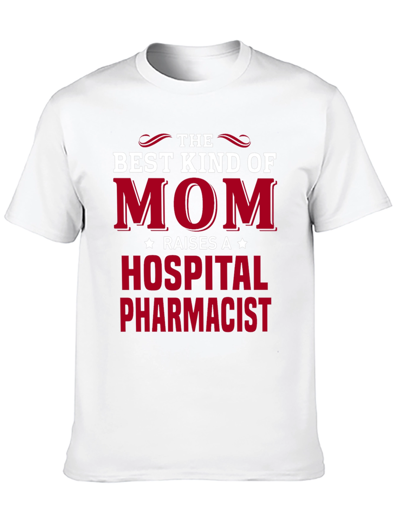 Black Best Kind of Mom Hospital Pharmacist Graphic T-Shirt view 10