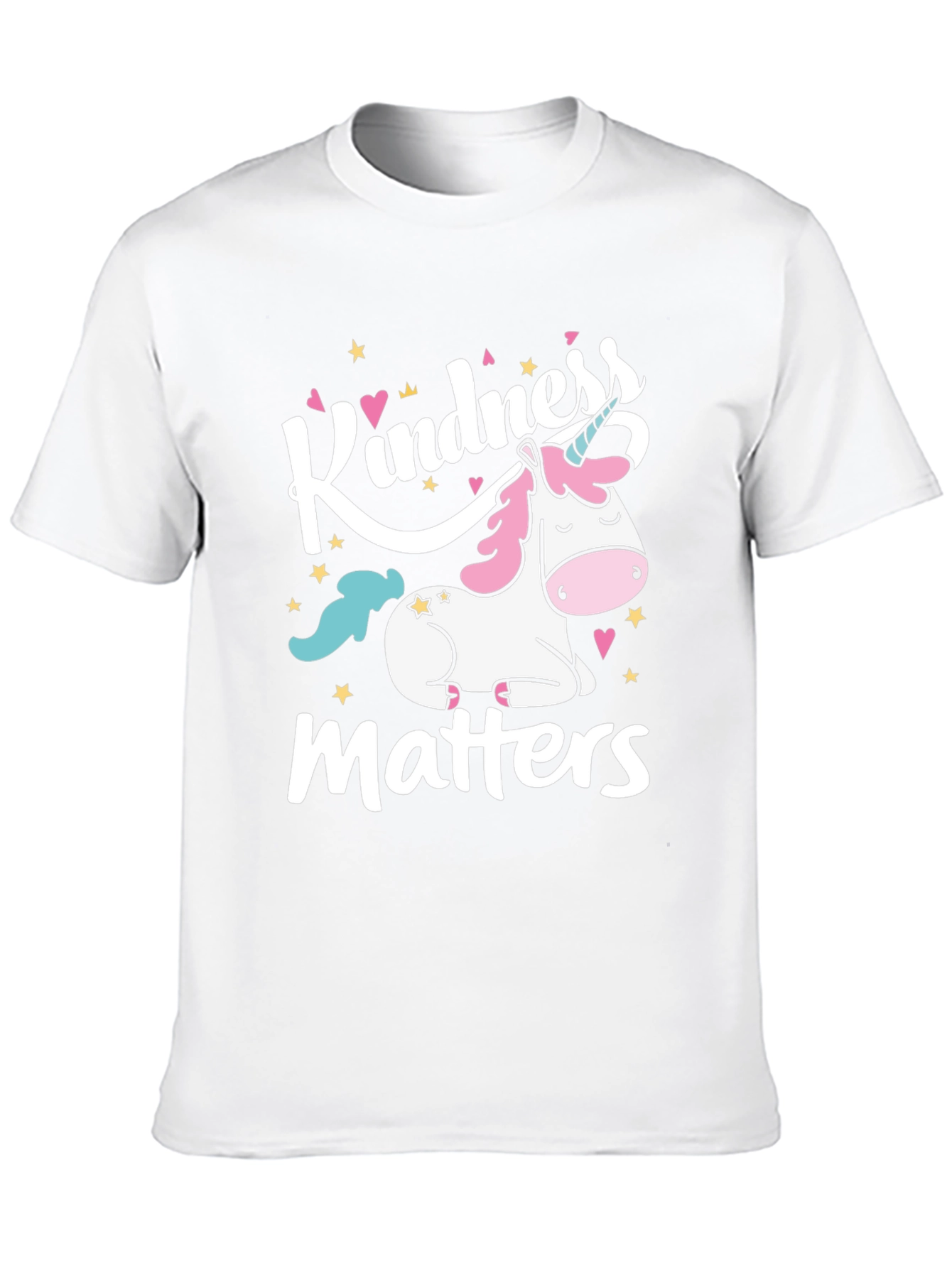 Black Kindness Matters Unicorn Graphic Tee view 10