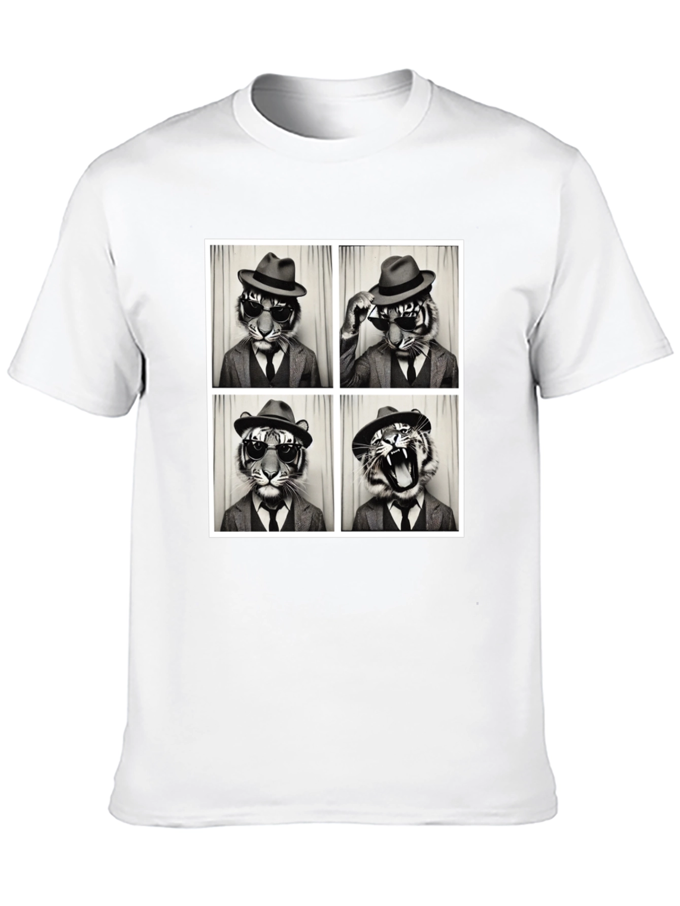 Tiger Fedora Photo Booth T-Shirt - 10