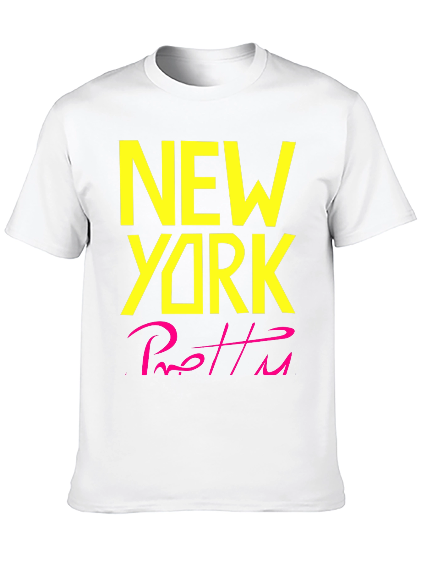 Black New York Pretty T-Shirt view 10
