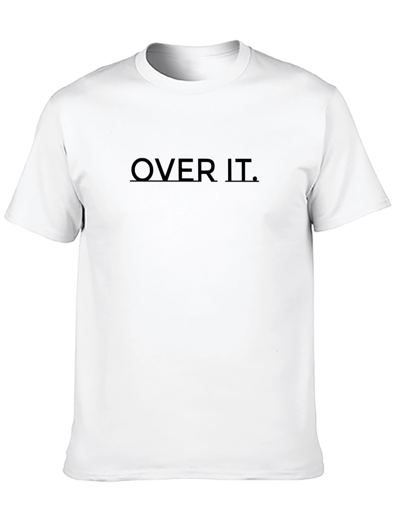 Black Over It. Black Graphic T-Shirt view 10