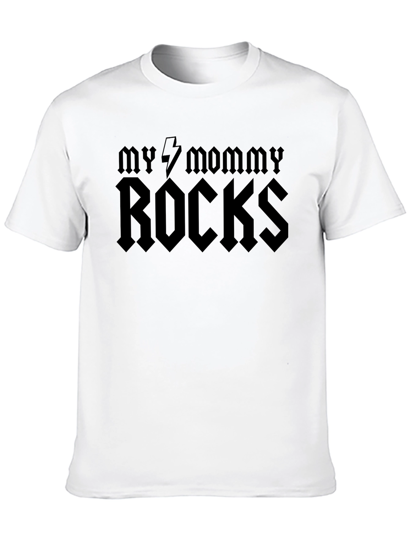 Black My Mommy Rocks T-Shirt - Black view 10