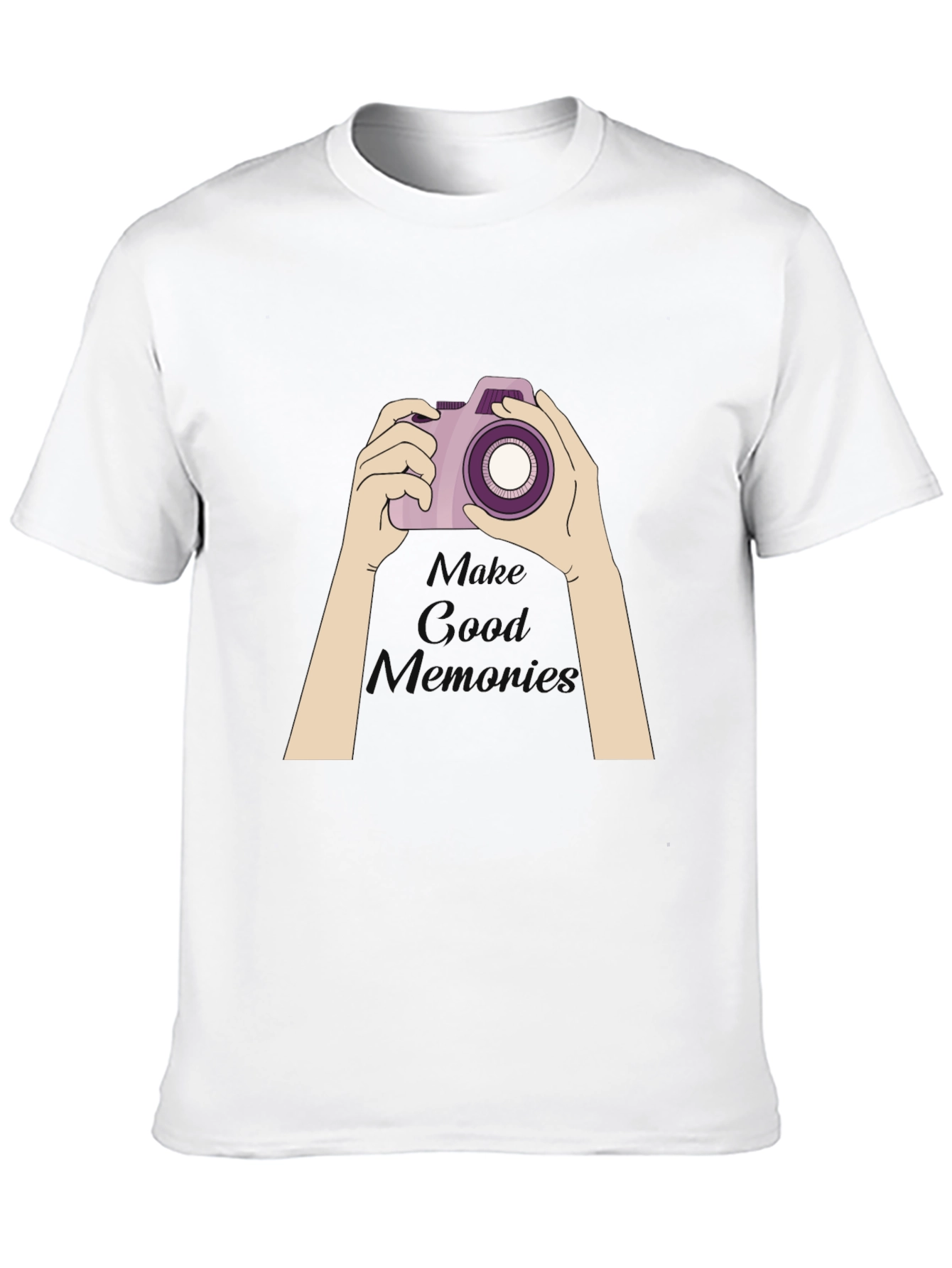 Black Make Good Memories Graphic T-Shirt view 10