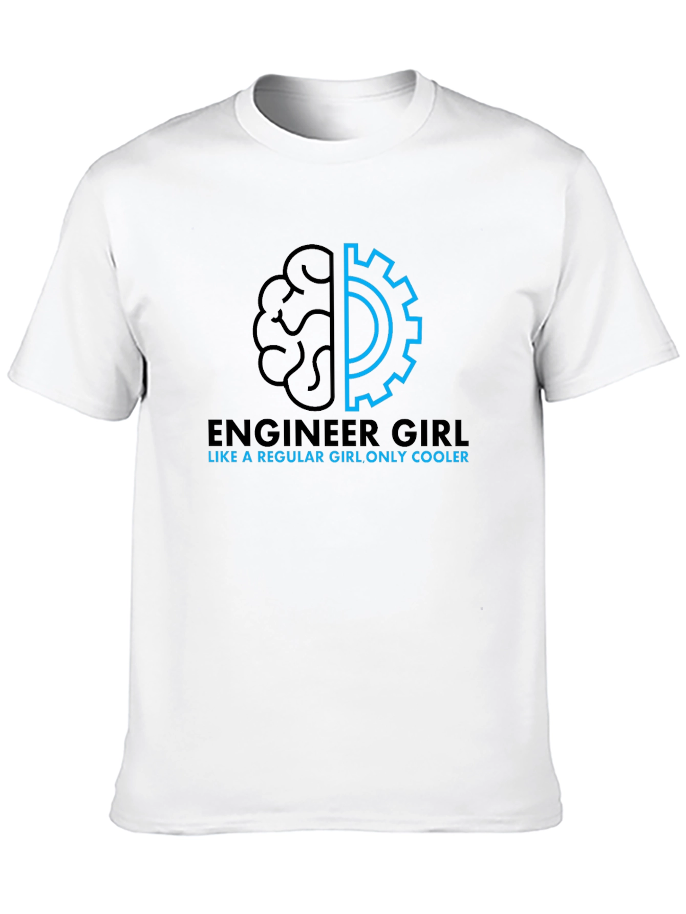 Black Engineer Girl T-Shirt: Cool, Smart & Unique Design view 10