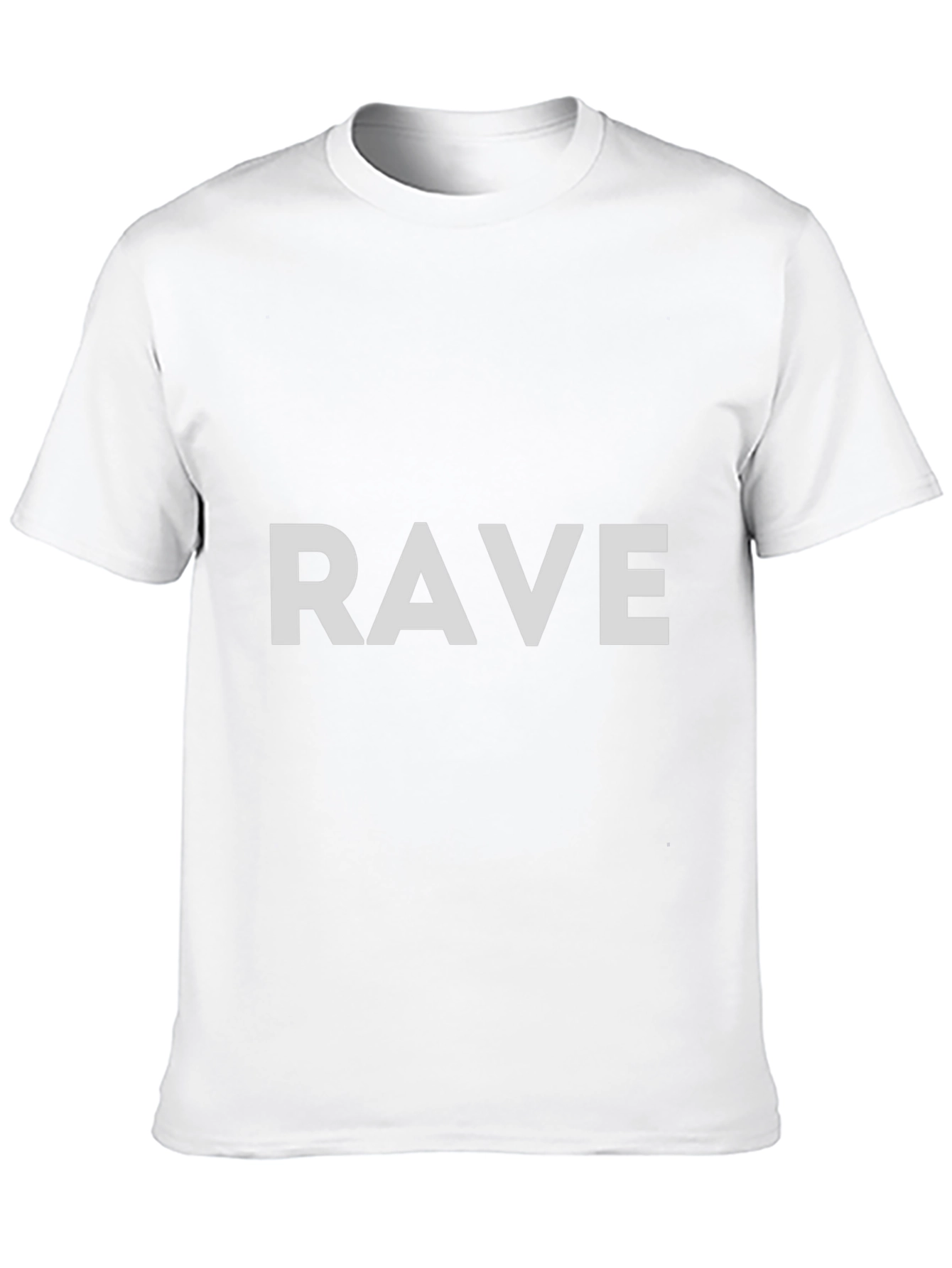 Black Rave T-Shirt - Casual Black Tee view 10