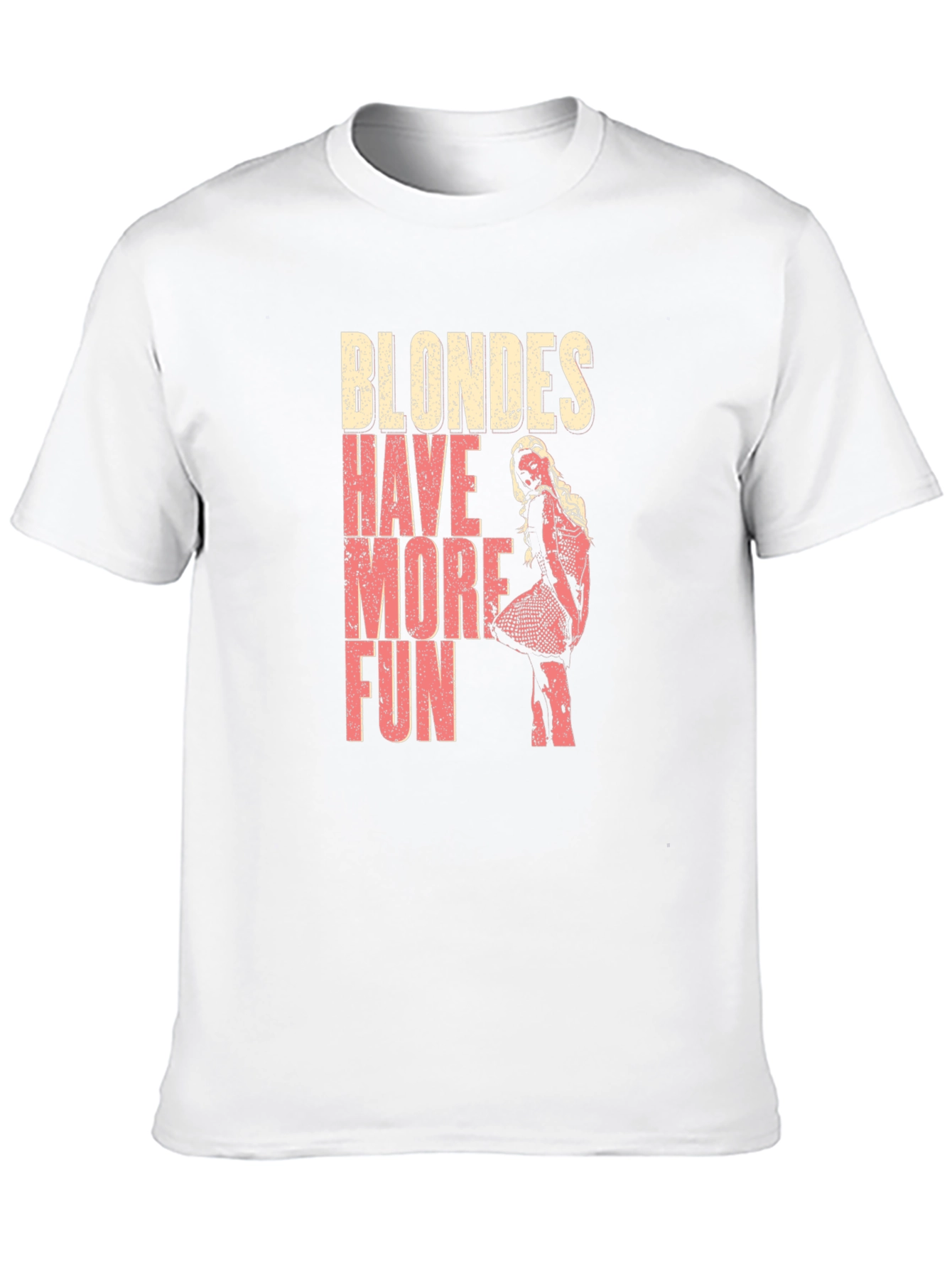 Black Blondes Have More Fun Graphic T-Shirt view 10