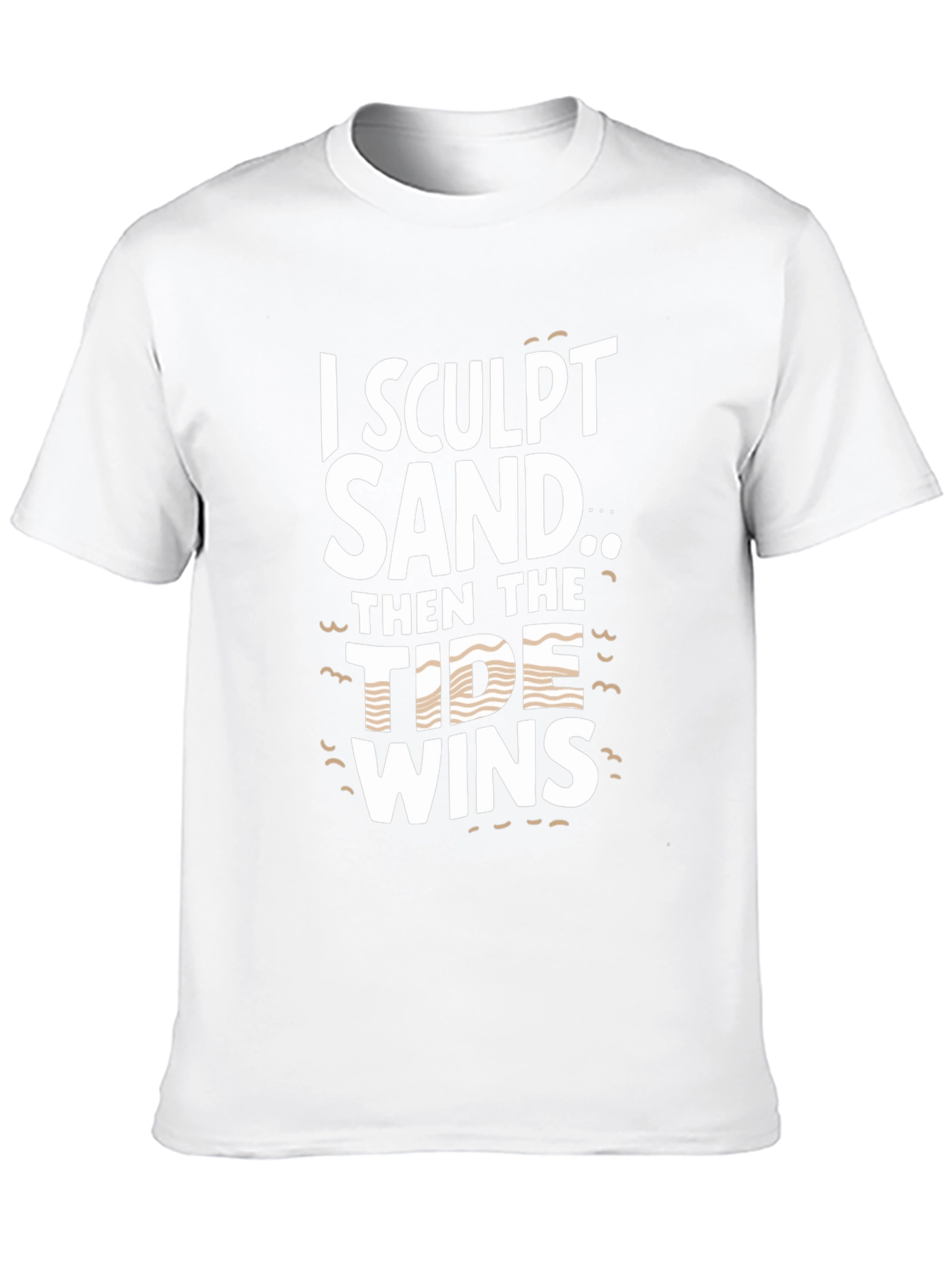 Black I Sculpt Sand Tide Wins Black T-Shirt view 10