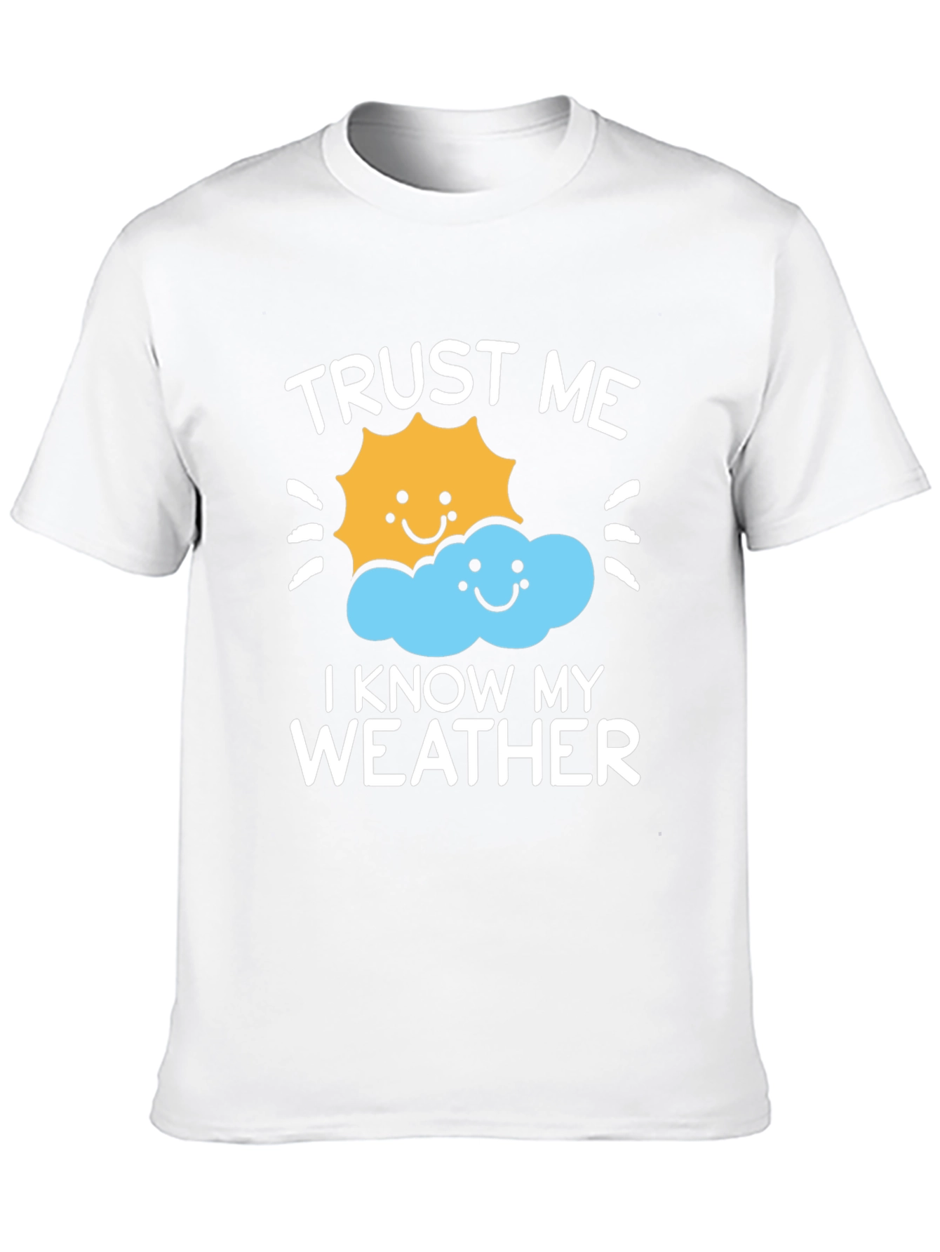 Black Trust Me, I Know My Weather Graphic Tee view 10