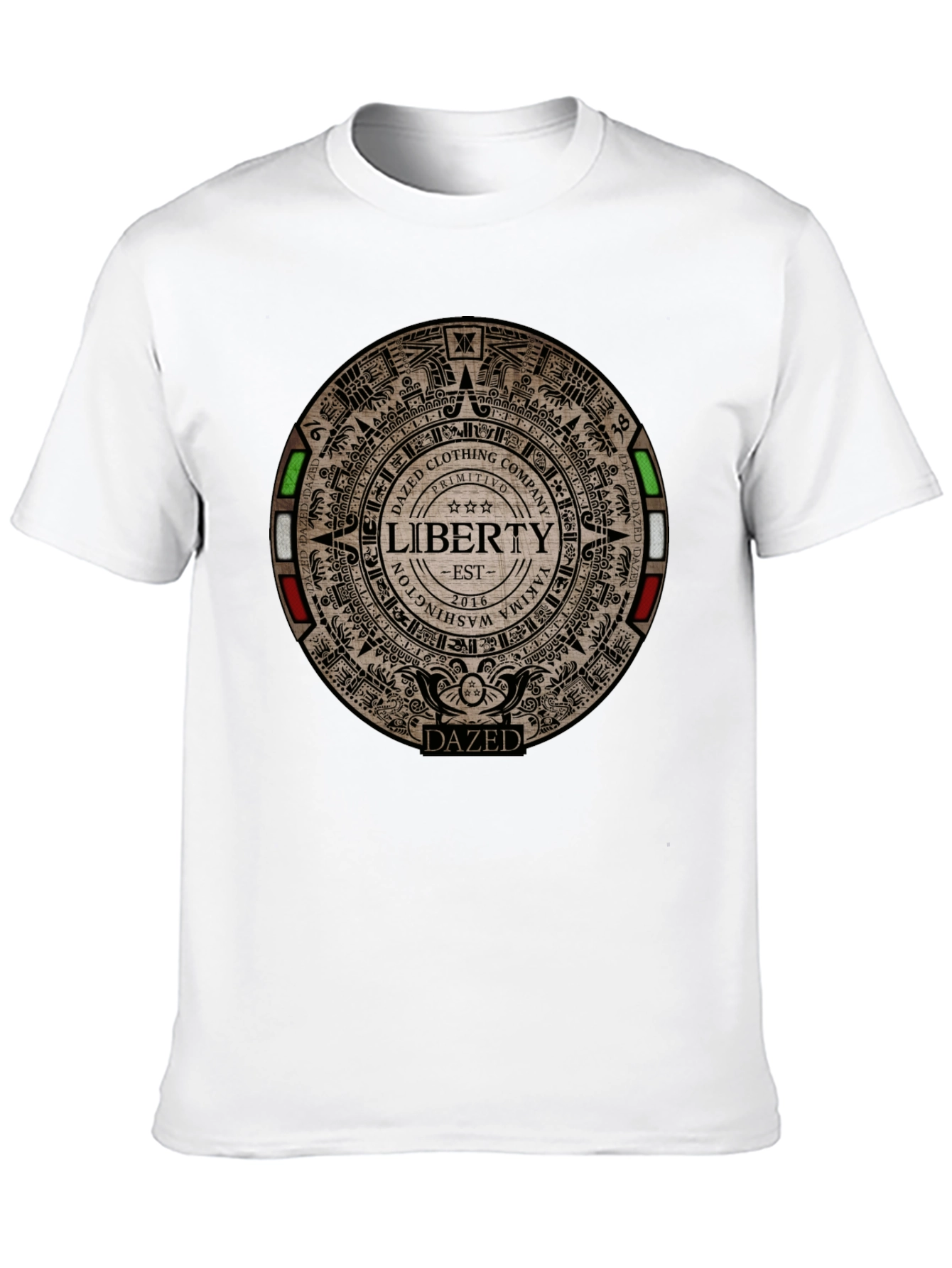 Black Dazed Clothing Liberty Aztec Graphic T-Shirt view 10