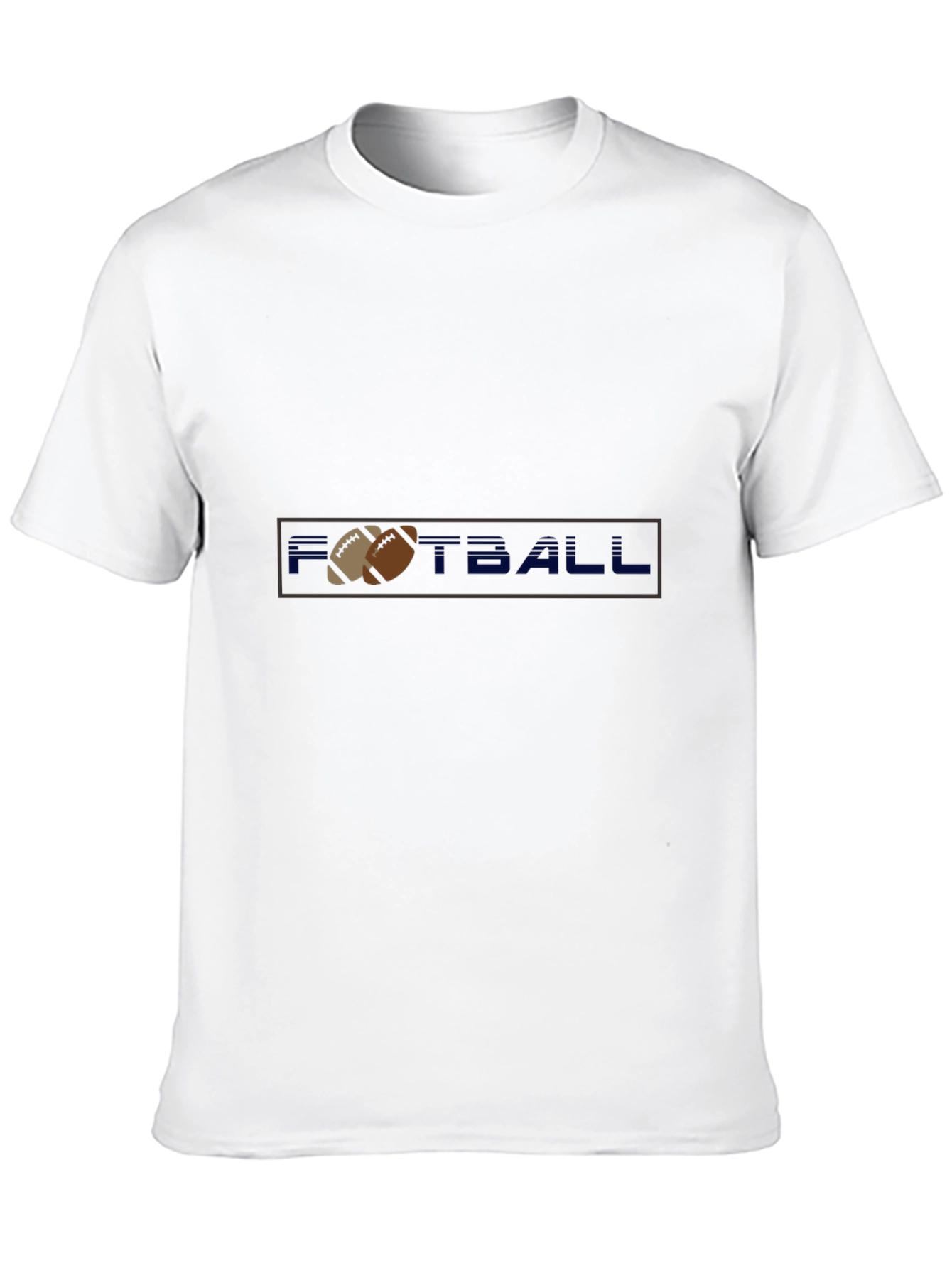 Black Black Football Graphic T-Shirt view 10