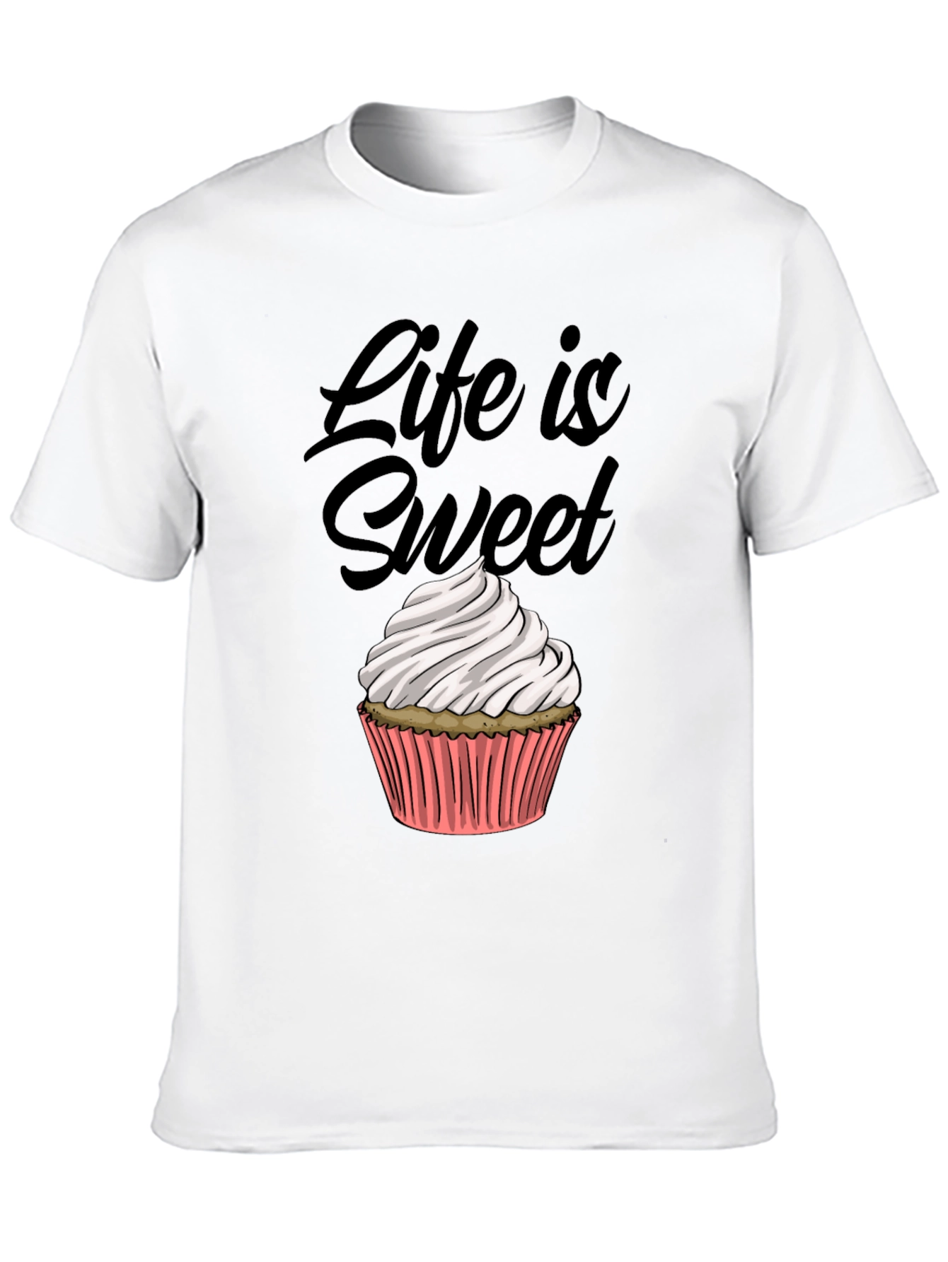 Black Life is Sweet Cupcake Graphic Tee view 10