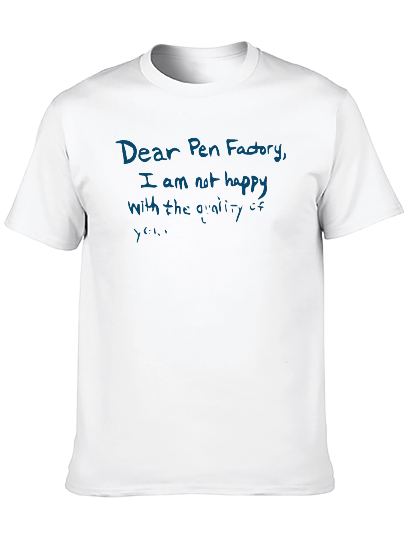Black Dear Pen Factory Funny Sarcastic T-Shirt view 10